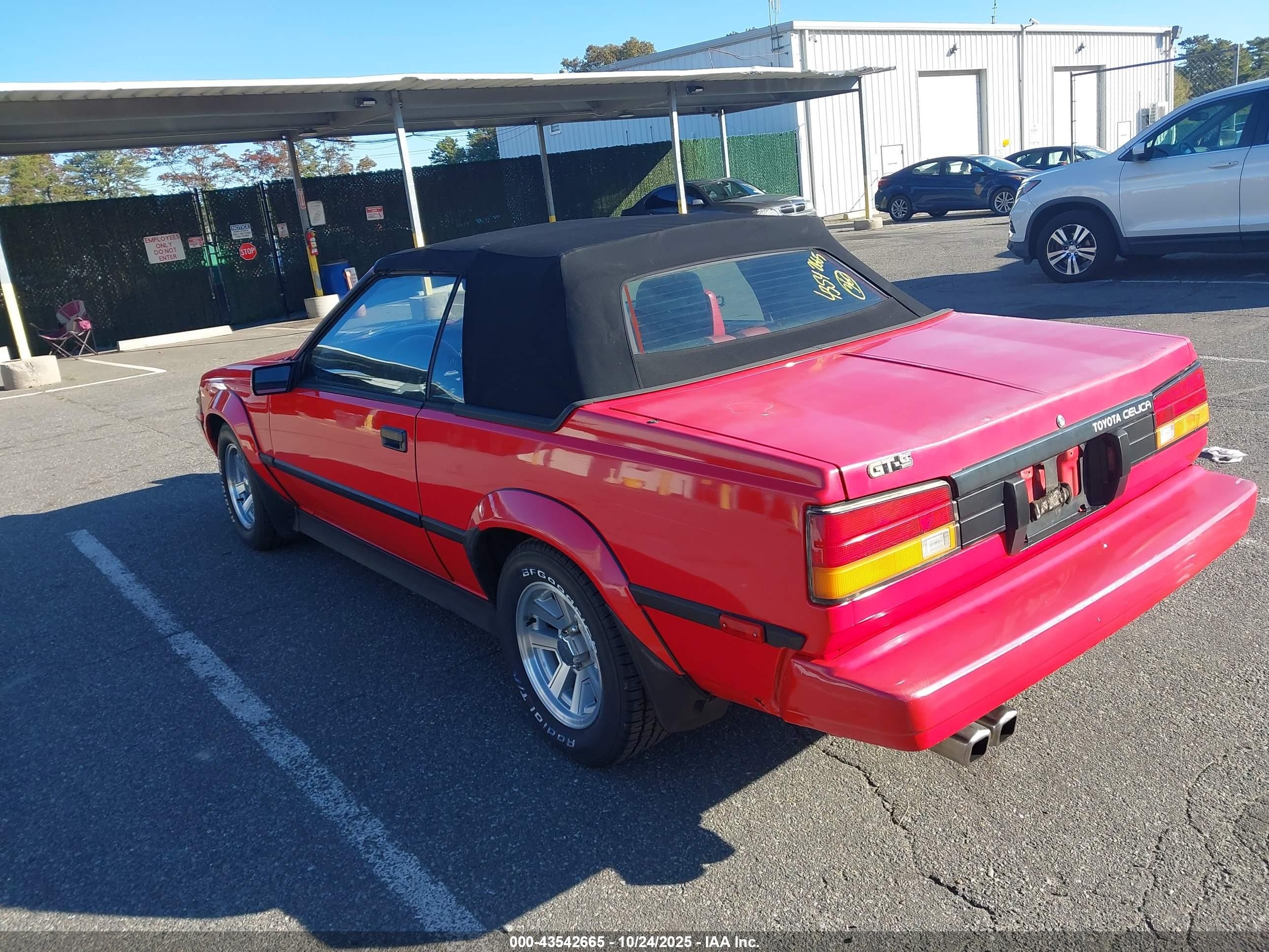 1985 Toyota Celica Gt-s Red vin: JT5RA65K8F4056461