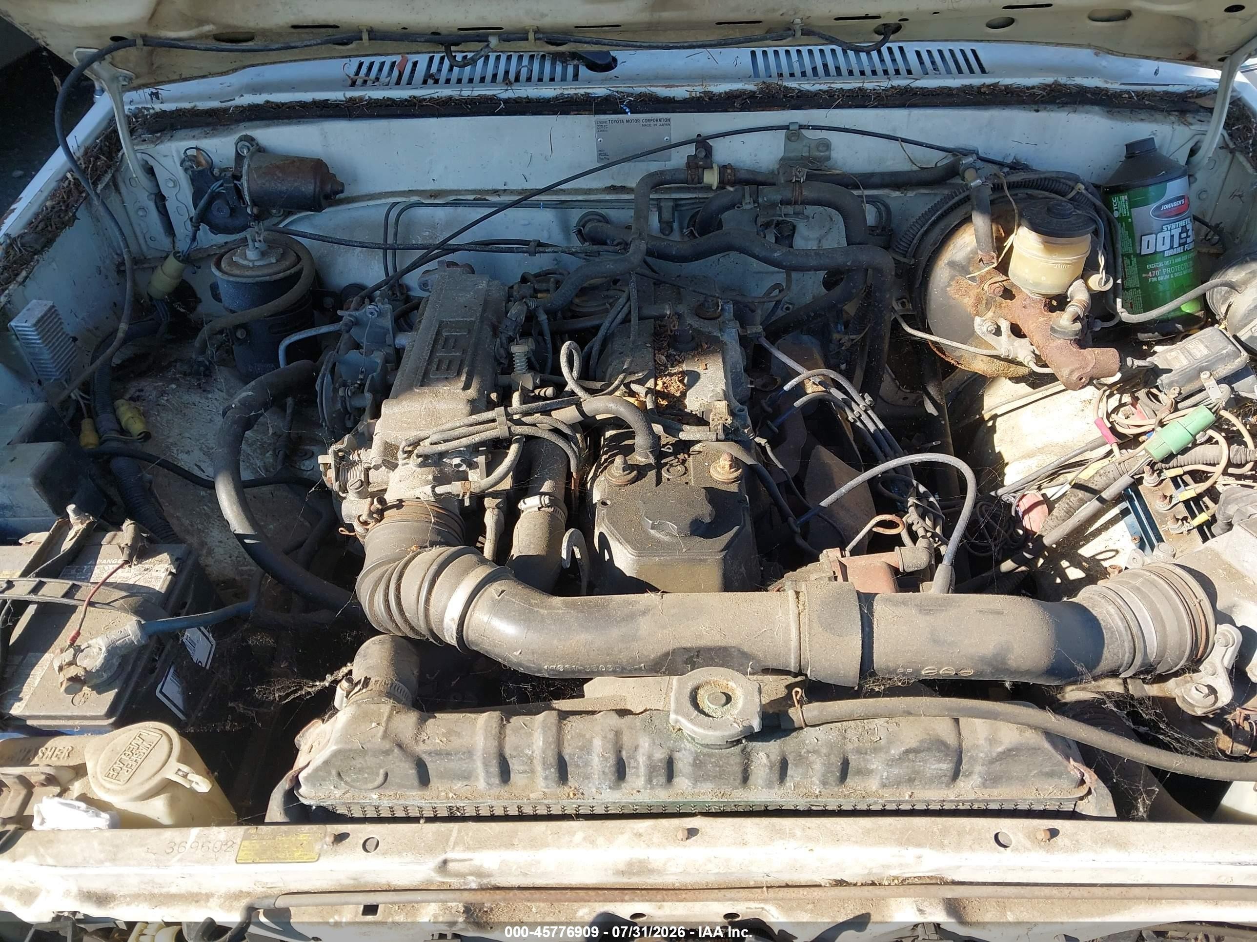 1985 Toyota Pickup Commercial/camper Rn55 Beige vin: JT5RN55D8F0097065