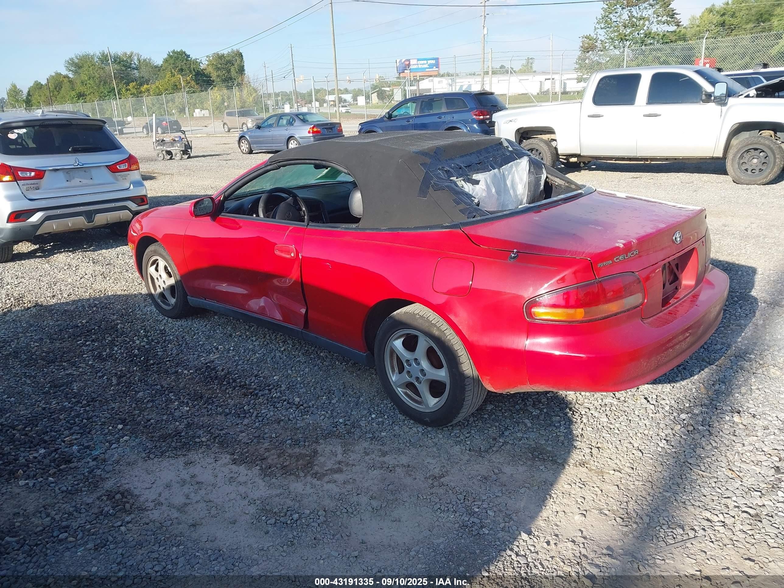 1995 Toyota Celica Gt Красный vin: JT5ST07K1S0025298