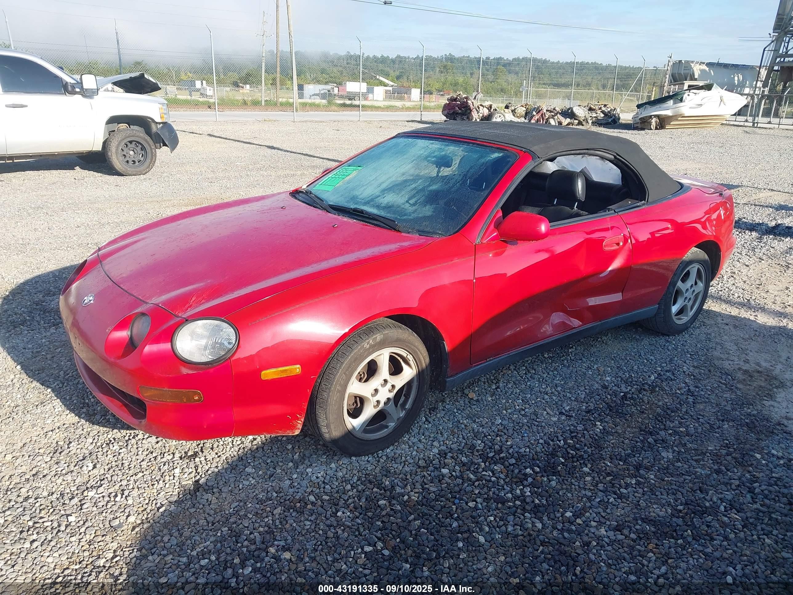 1995 Toyota Celica Gt Красный vin: JT5ST07K1S0025298