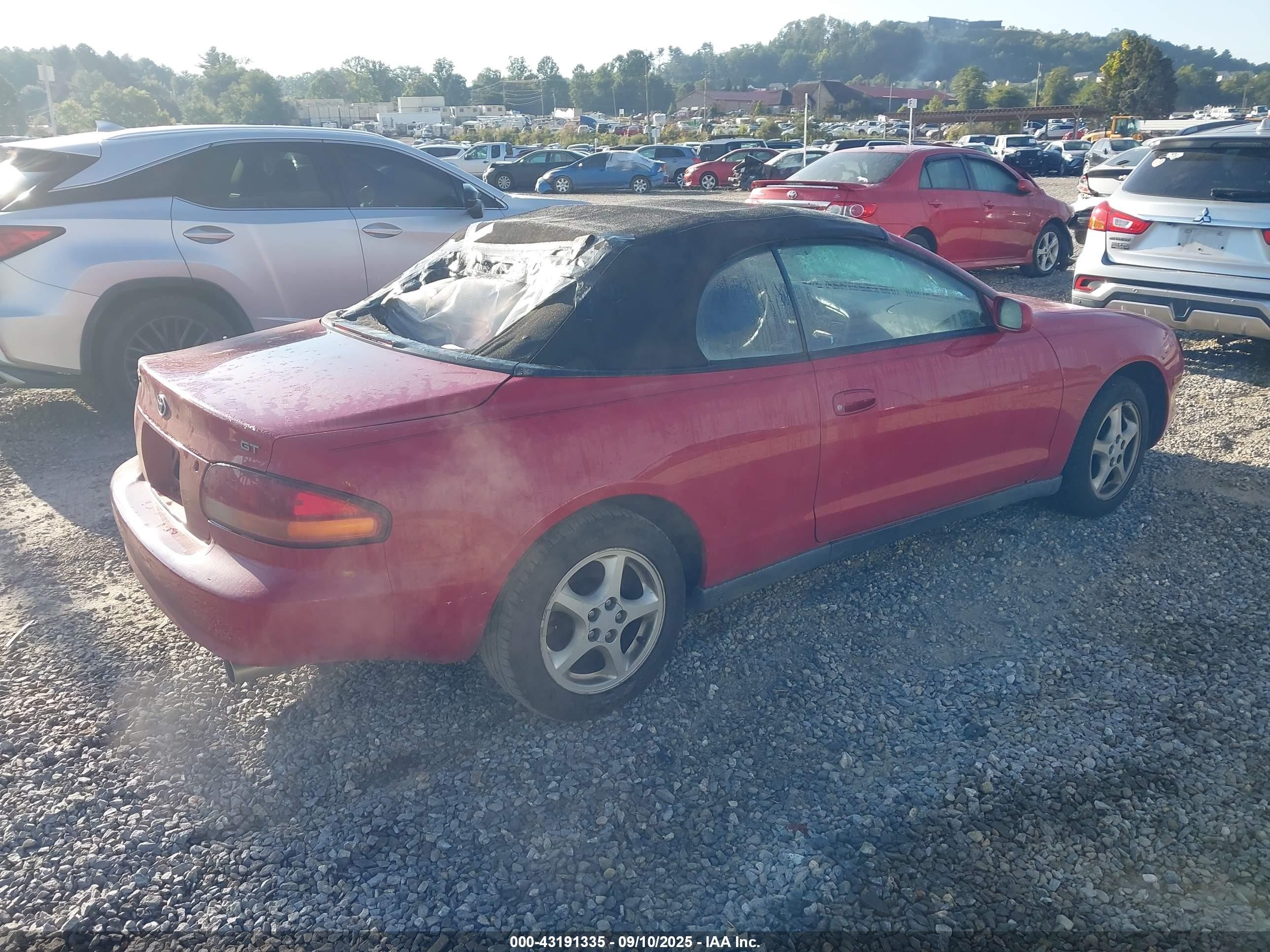 1995 Toyota Celica Gt Красный vin: JT5ST07K1S0025298