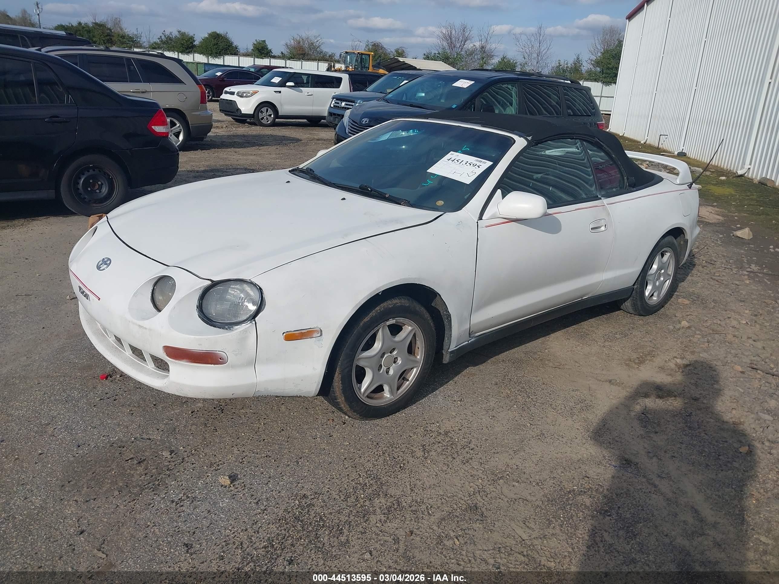1995 Toyota Celica Gt White vin: JT5ST07K4S0026123