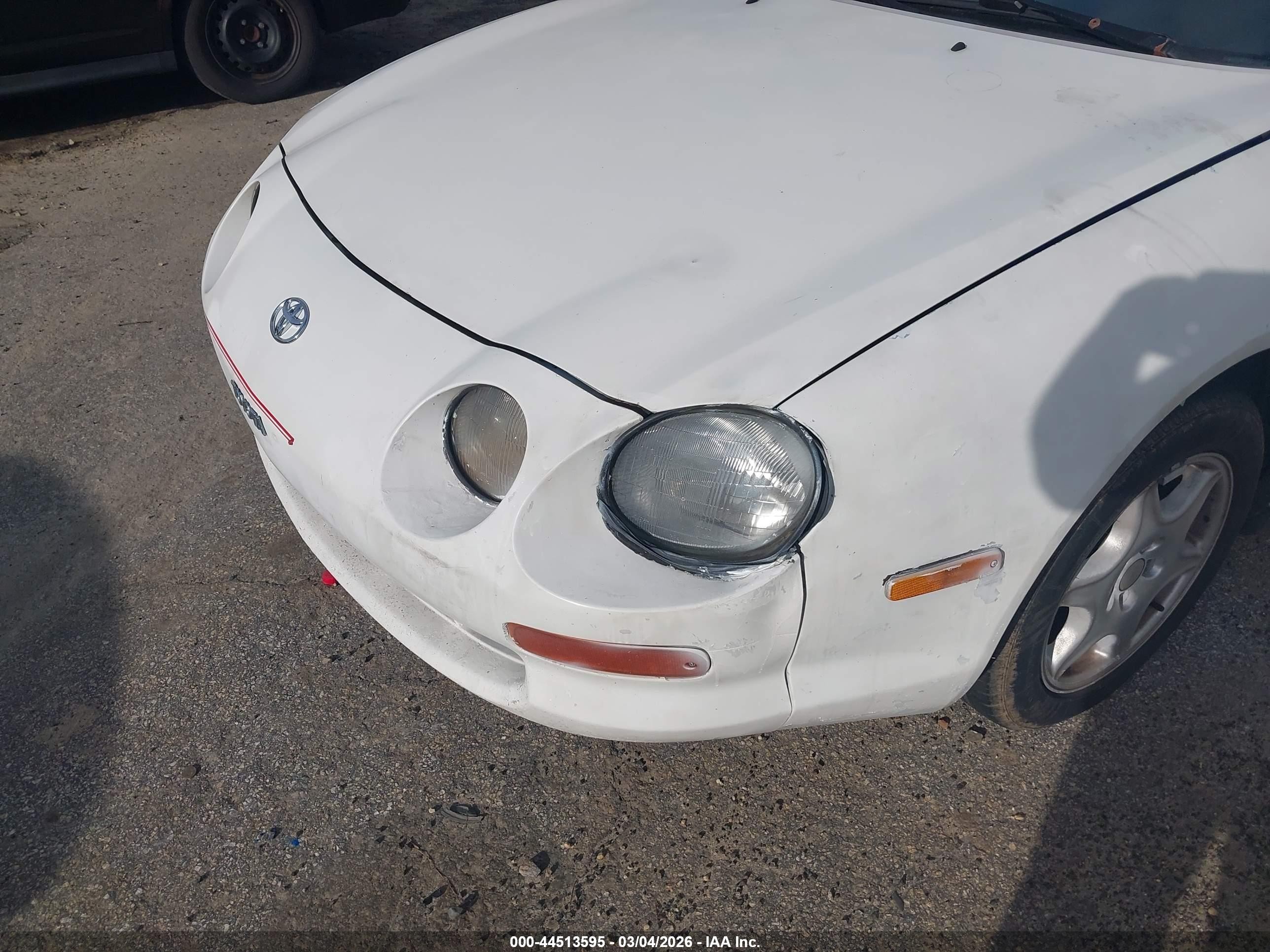 1995 Toyota Celica Gt White vin: JT5ST07K4S0026123