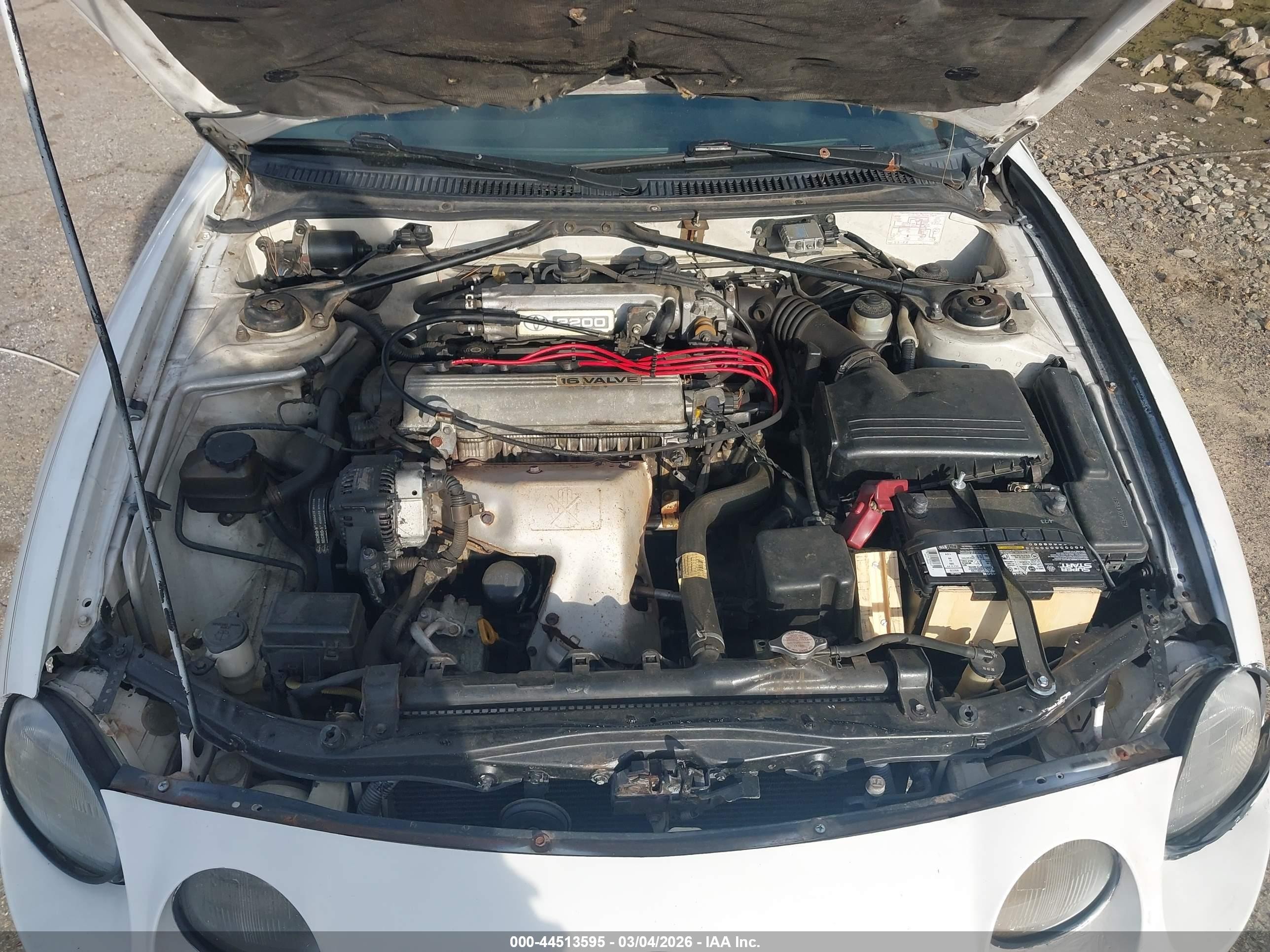 1995 Toyota Celica Gt White vin: JT5ST07K4S0026123