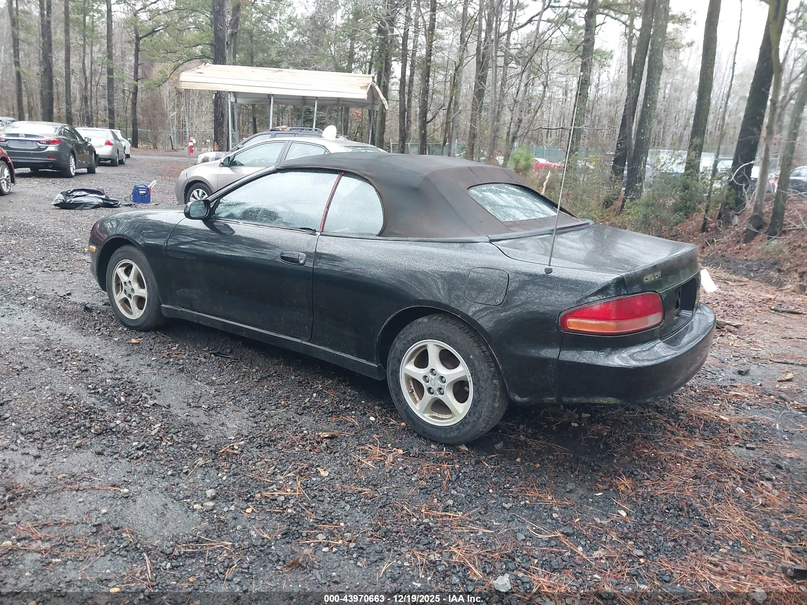 1995 Toyota Celica Gt Black vin: JT5ST07K8S0022656