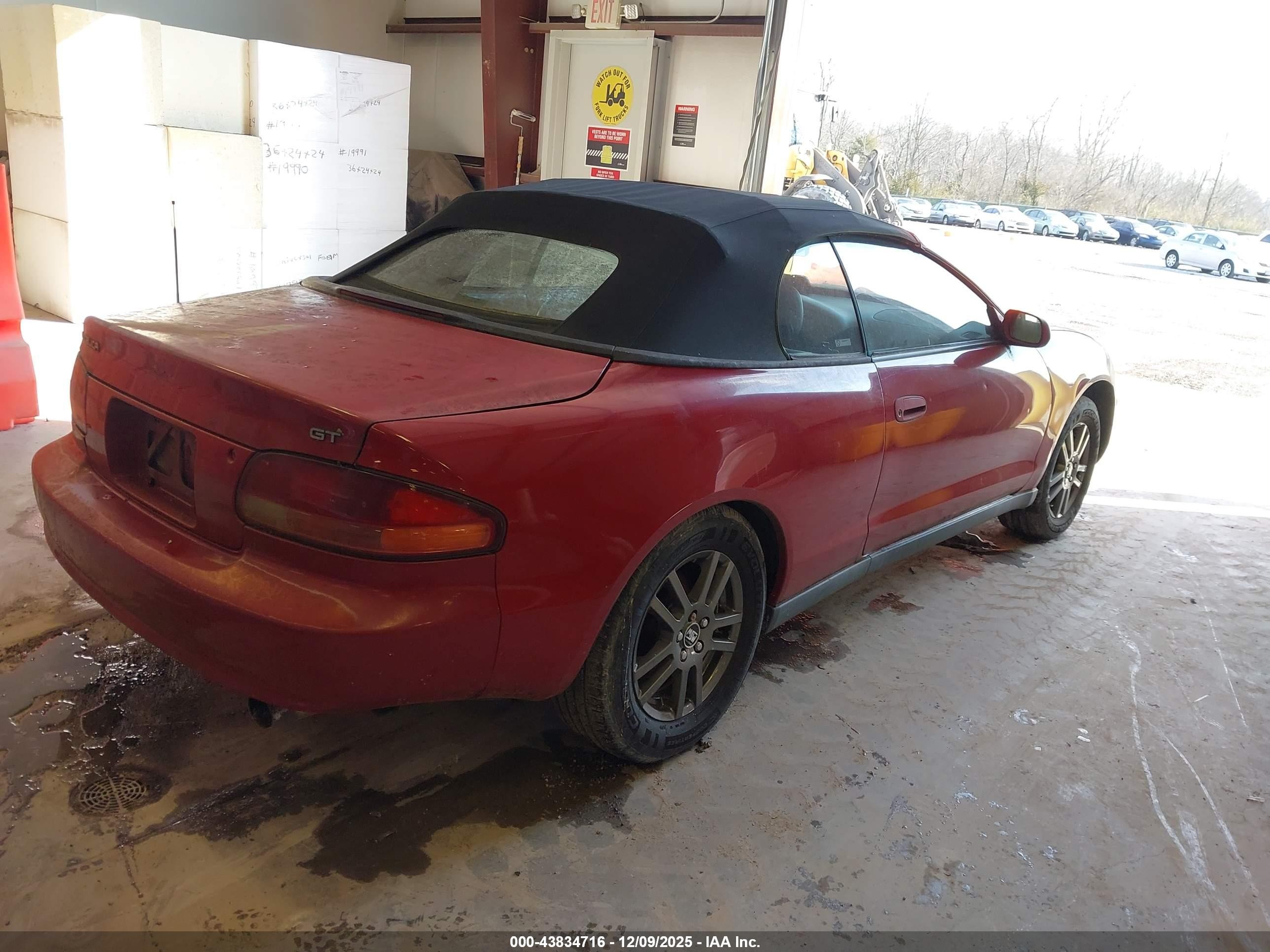 1995 Toyota Celica Gt Red vin: JT5ST07KXS0027101