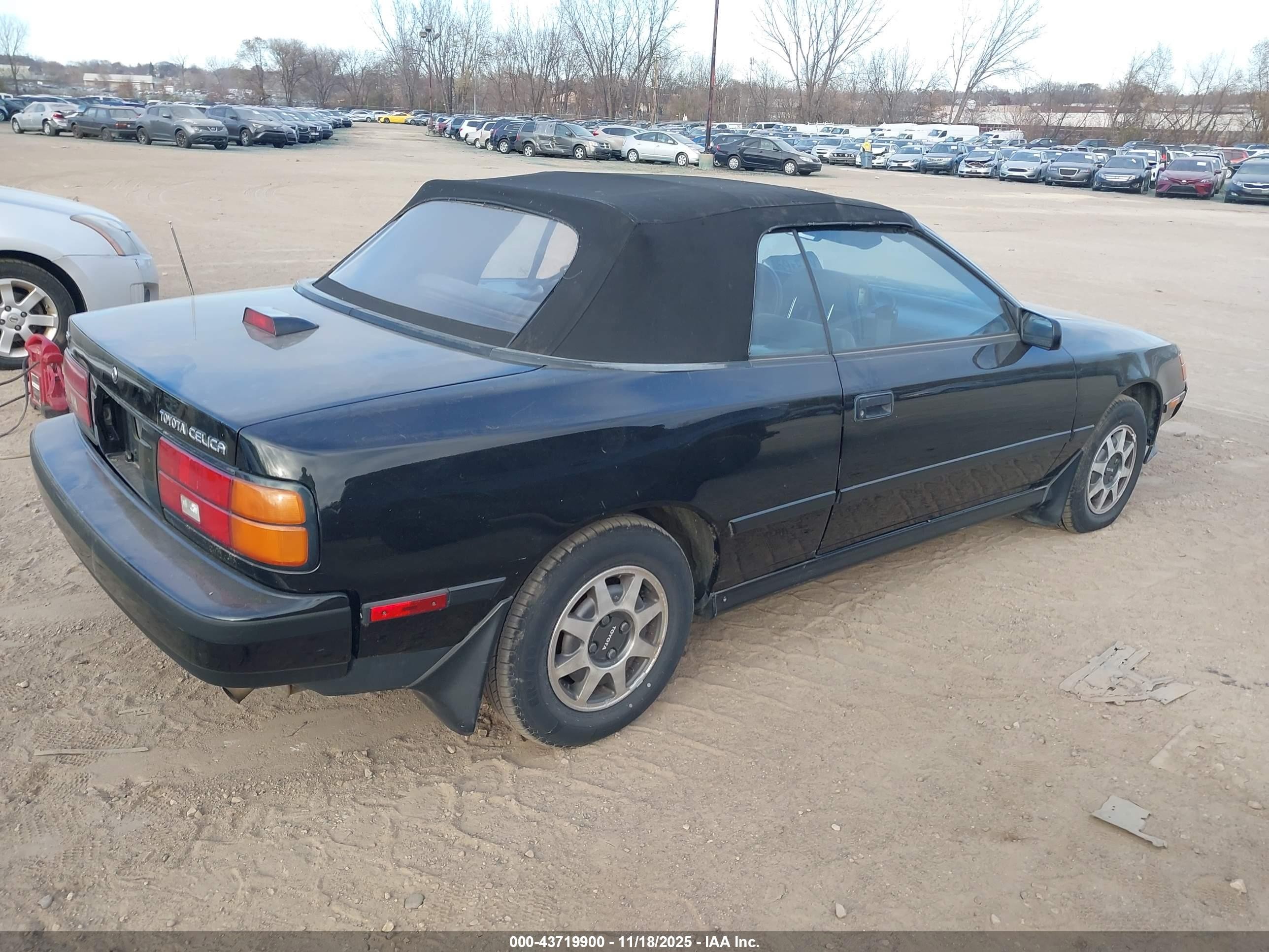 1989 Toyota Celica Gt Black vin: JT5ST62K1K7337252