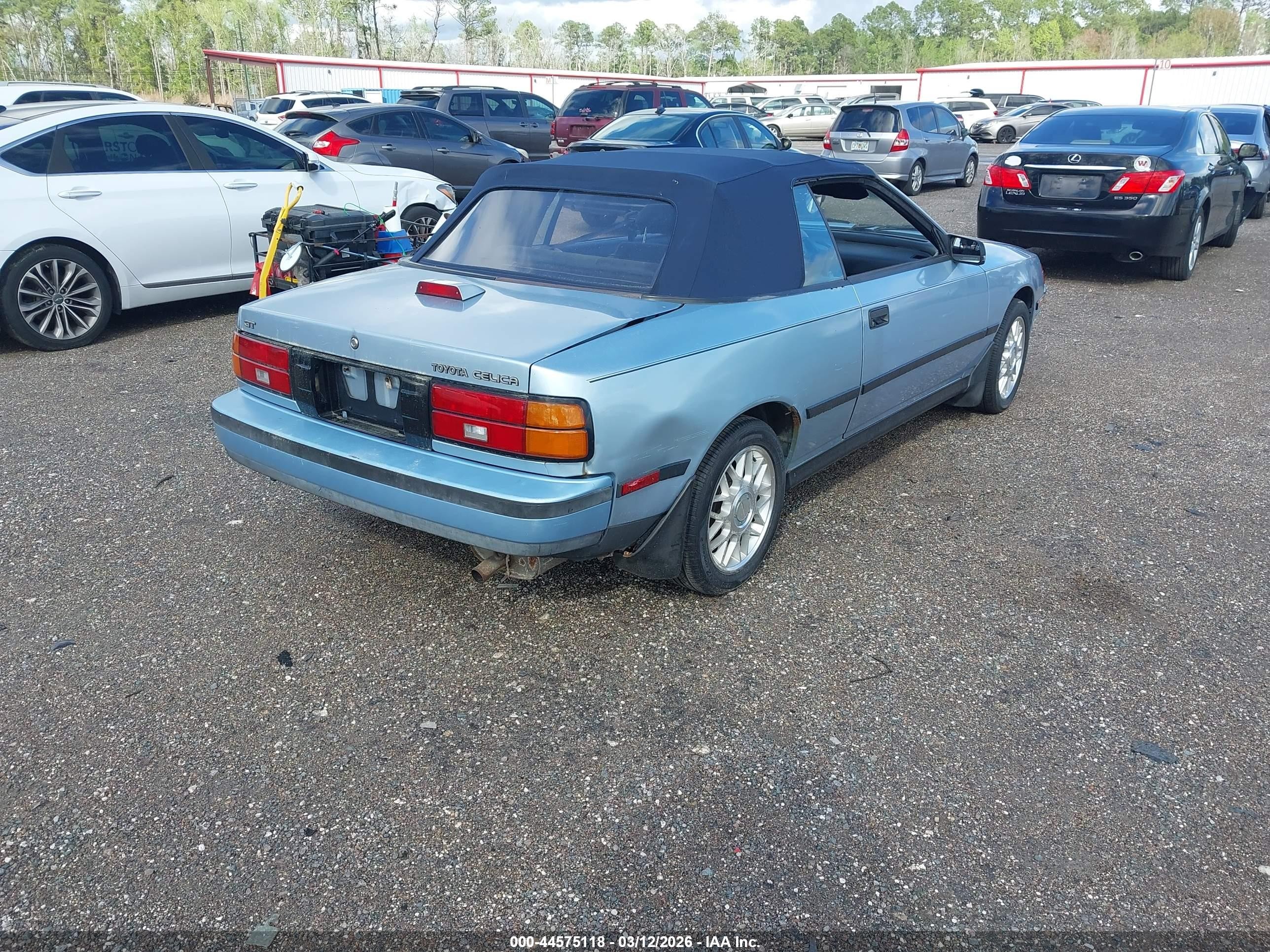 1989 Toyota Celica Gt Light Blue vin: JT5ST62K5K7330191