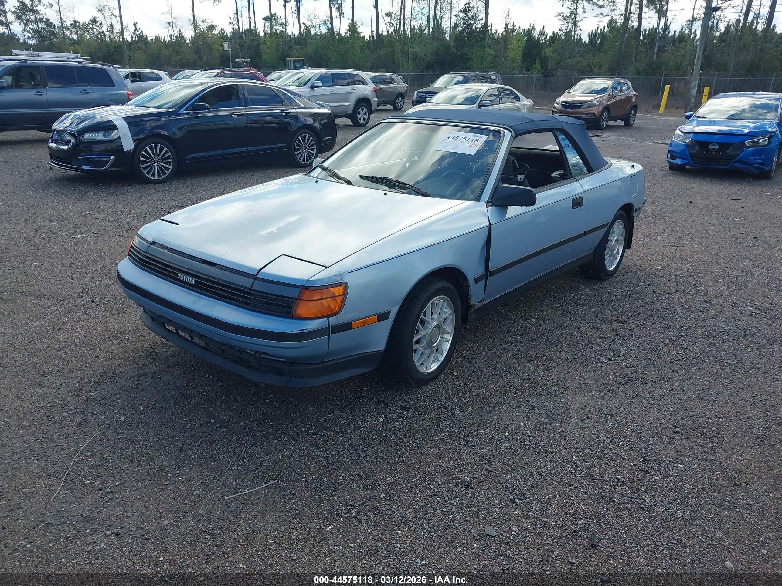 1989 Toyota Celica Gt Light Blue vin: JT5ST62K5K7330191