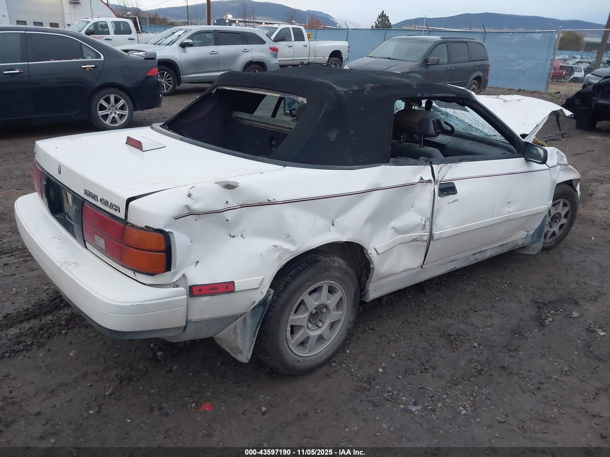 1989 Toyota Celica Gt White vin: JT5ST62K6K7333388