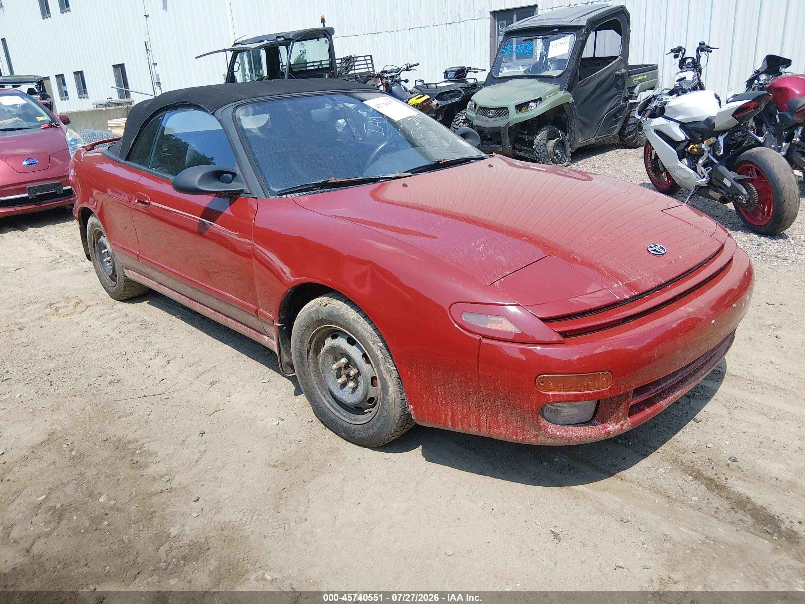 1992 Toyota Celica Gt Red vin: JT5ST87K2N0102537