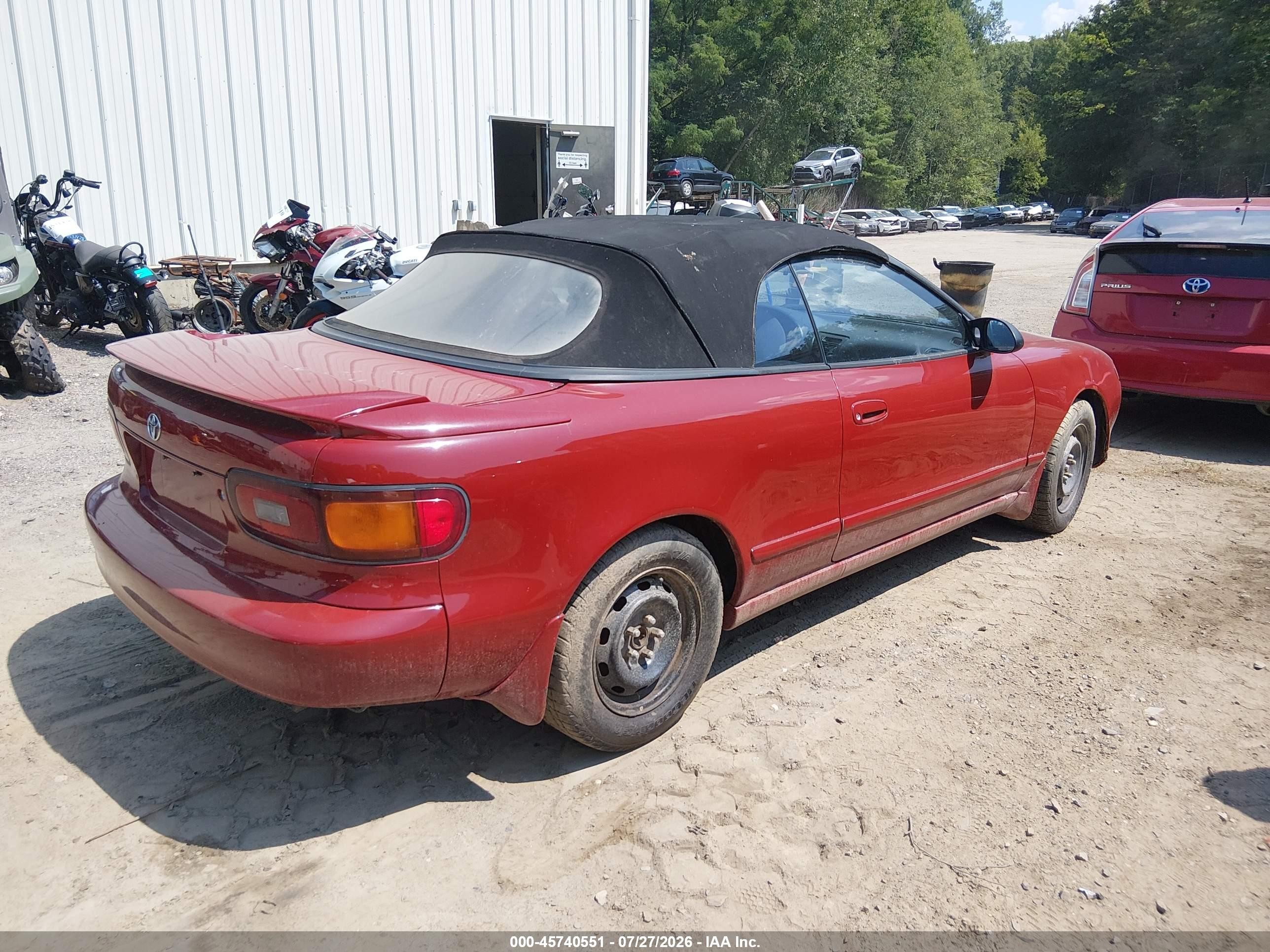1992 Toyota Celica Gt Red vin: JT5ST87K2N0102537