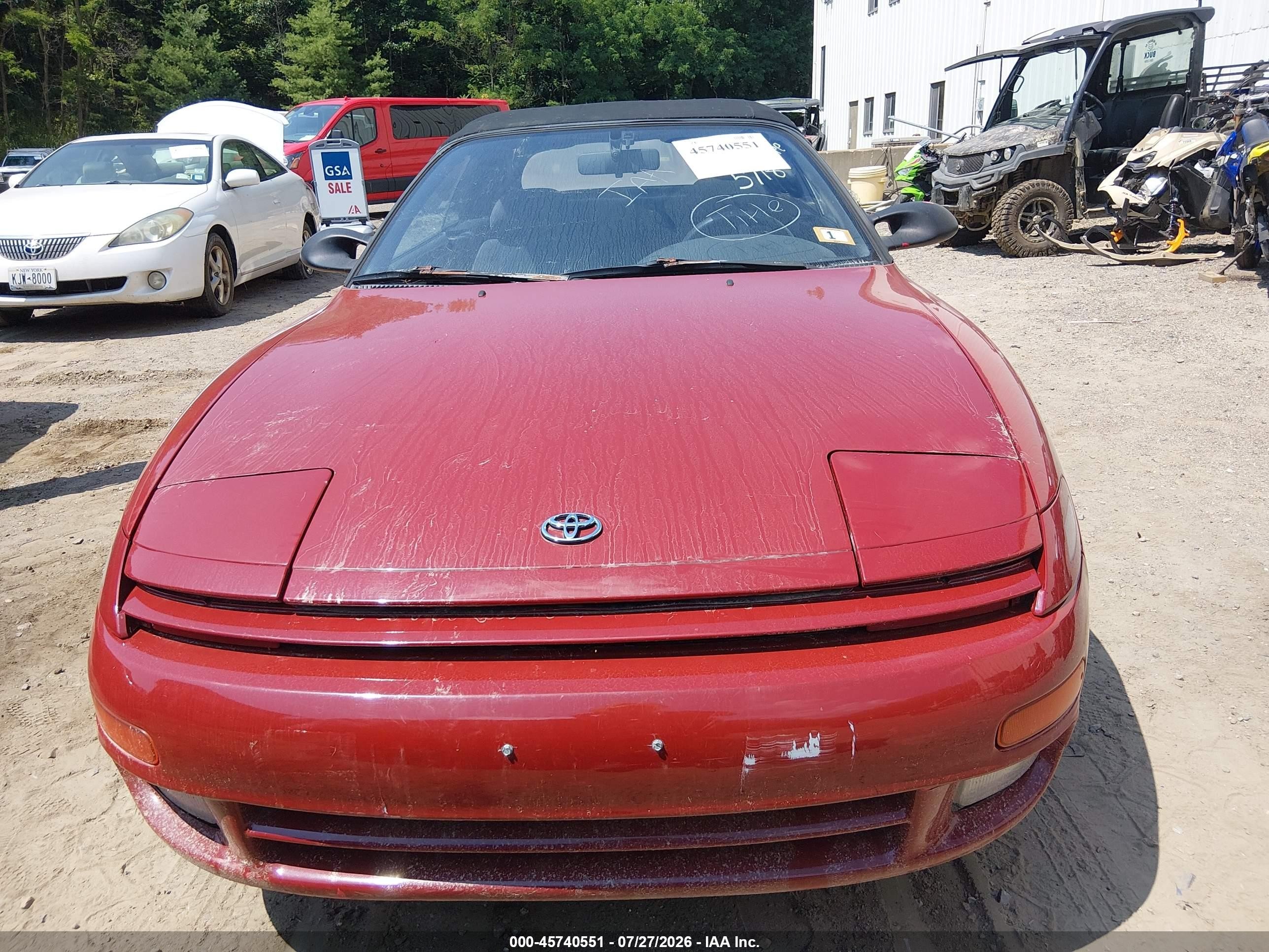 1992 Toyota Celica Gt Red vin: JT5ST87K2N0102537