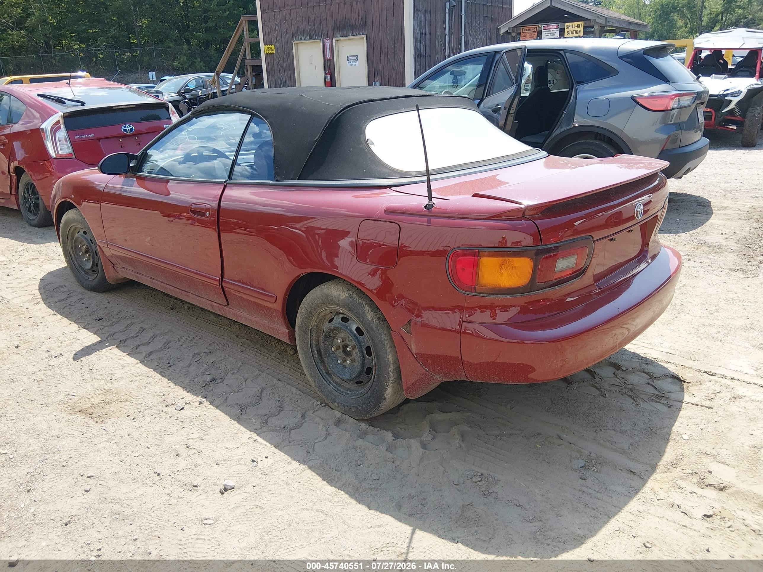 1992 Toyota Celica Gt Red vin: JT5ST87K2N0102537