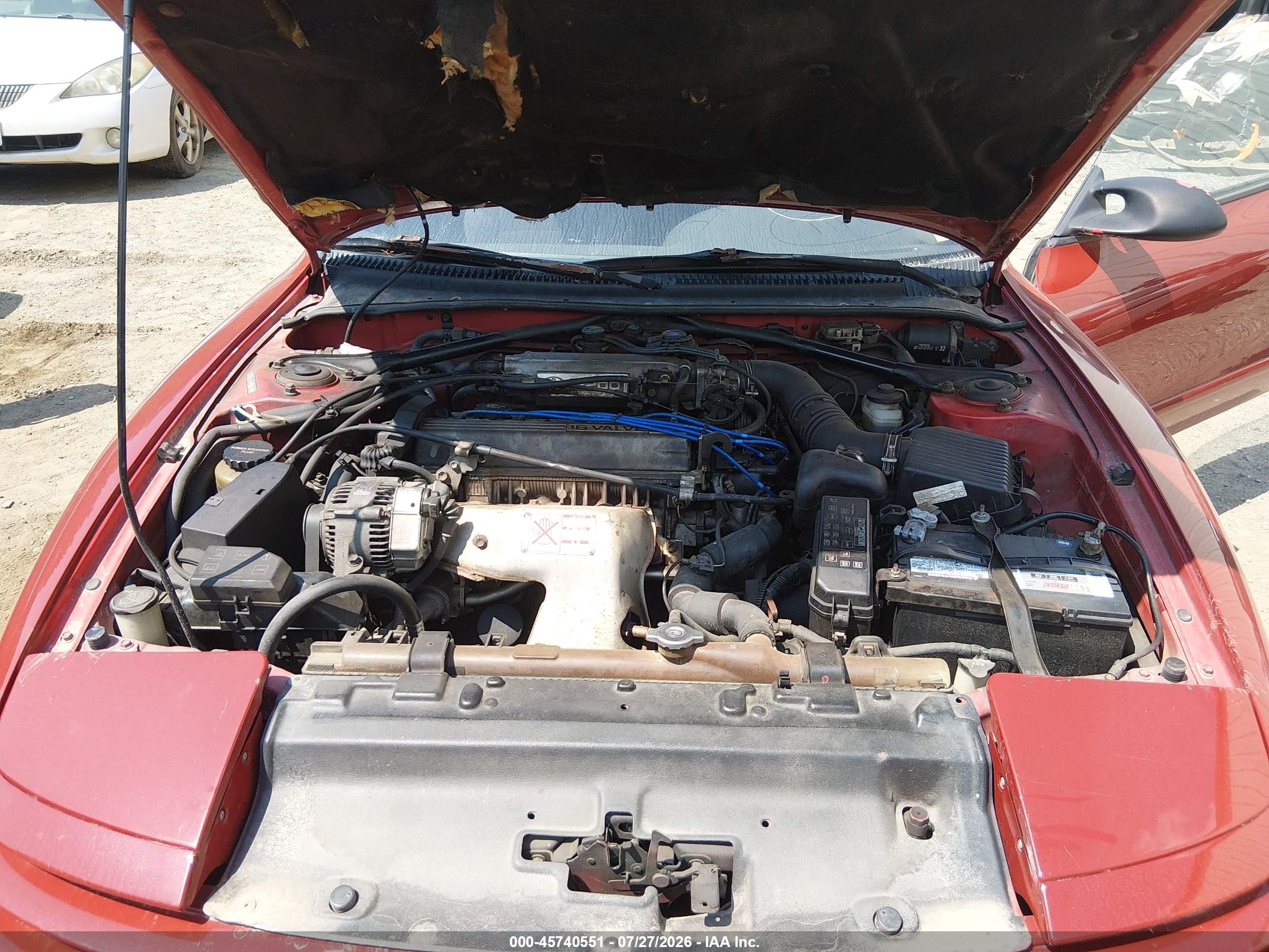 1992 Toyota Celica Gt Red vin: JT5ST87K2N0102537