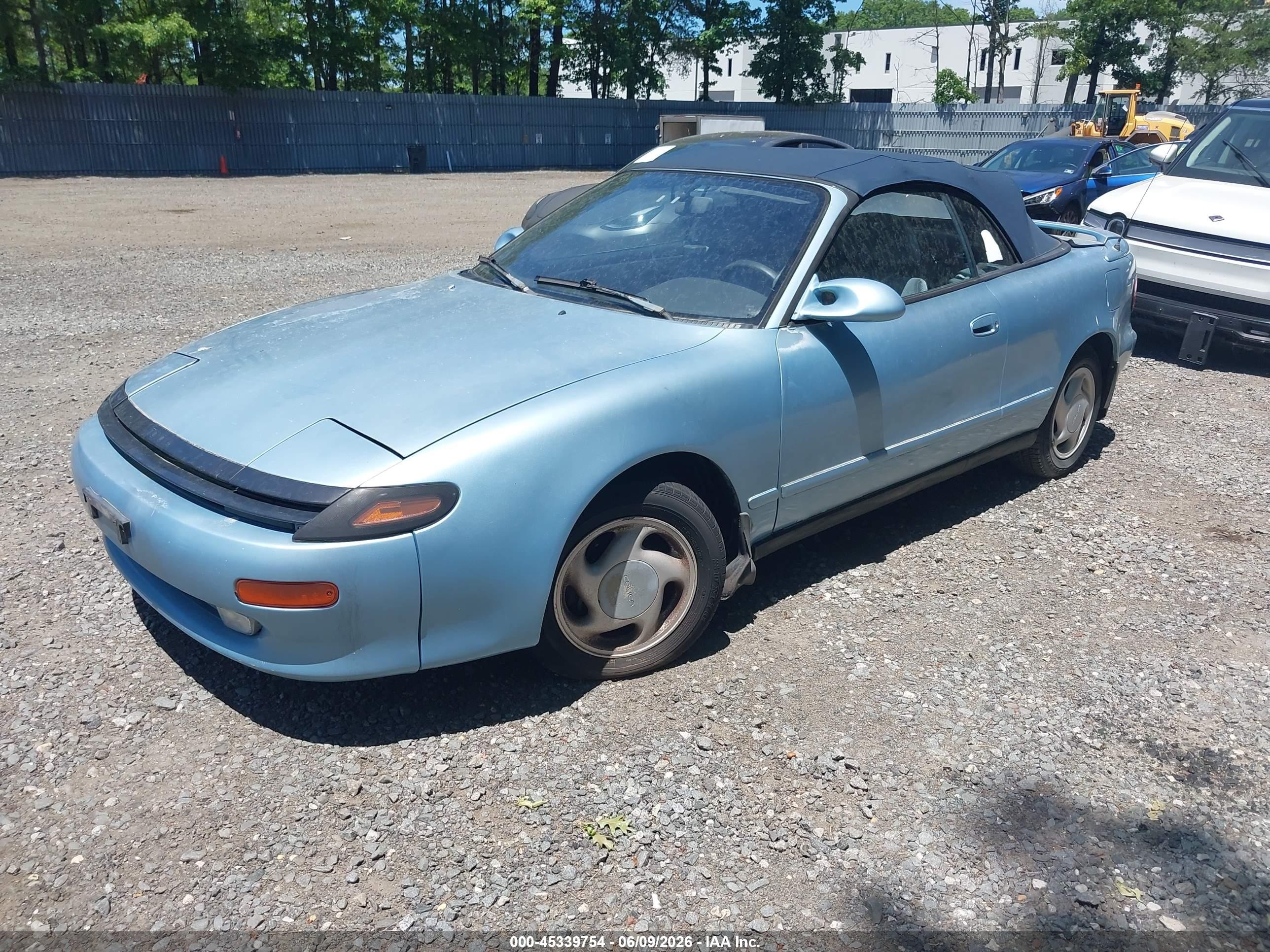 1991 Toyota Celica Gt Blue vin: JT5ST87K5M0090401