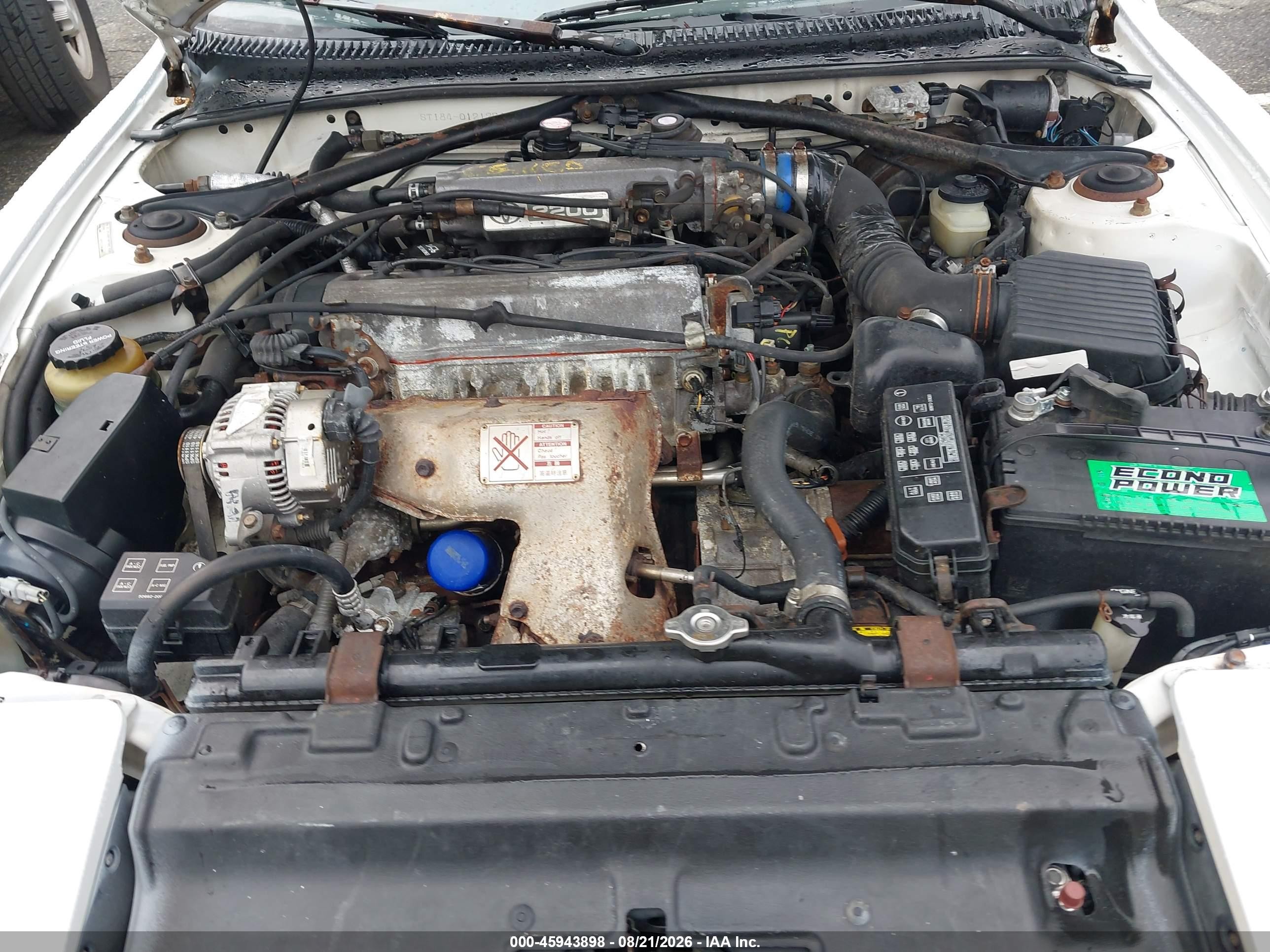 1992 Toyota Celica Gt White vin: JT5ST87K8N0121254