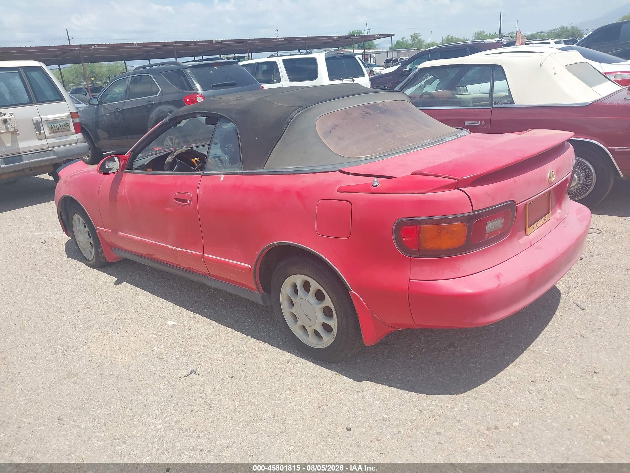 1992 Toyota Celica Gt Red vin: JT5ST87K9N0127791