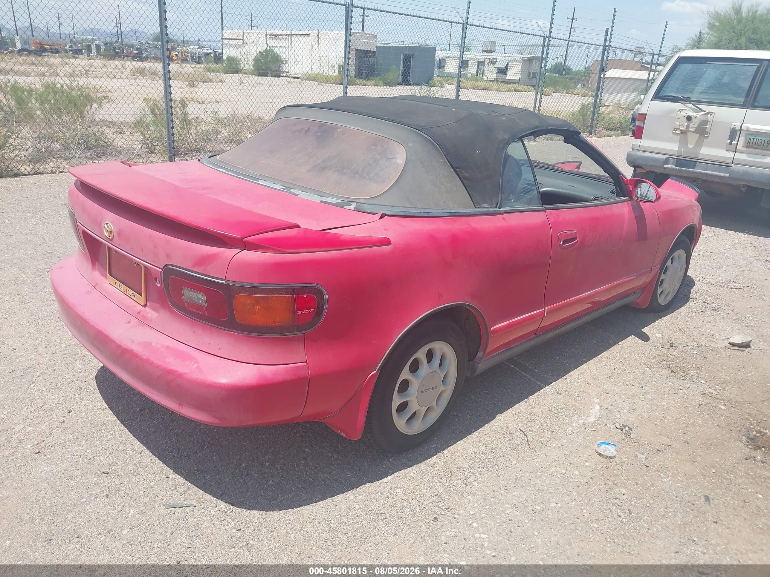 1992 Toyota Celica Gt Red vin: JT5ST87K9N0127791