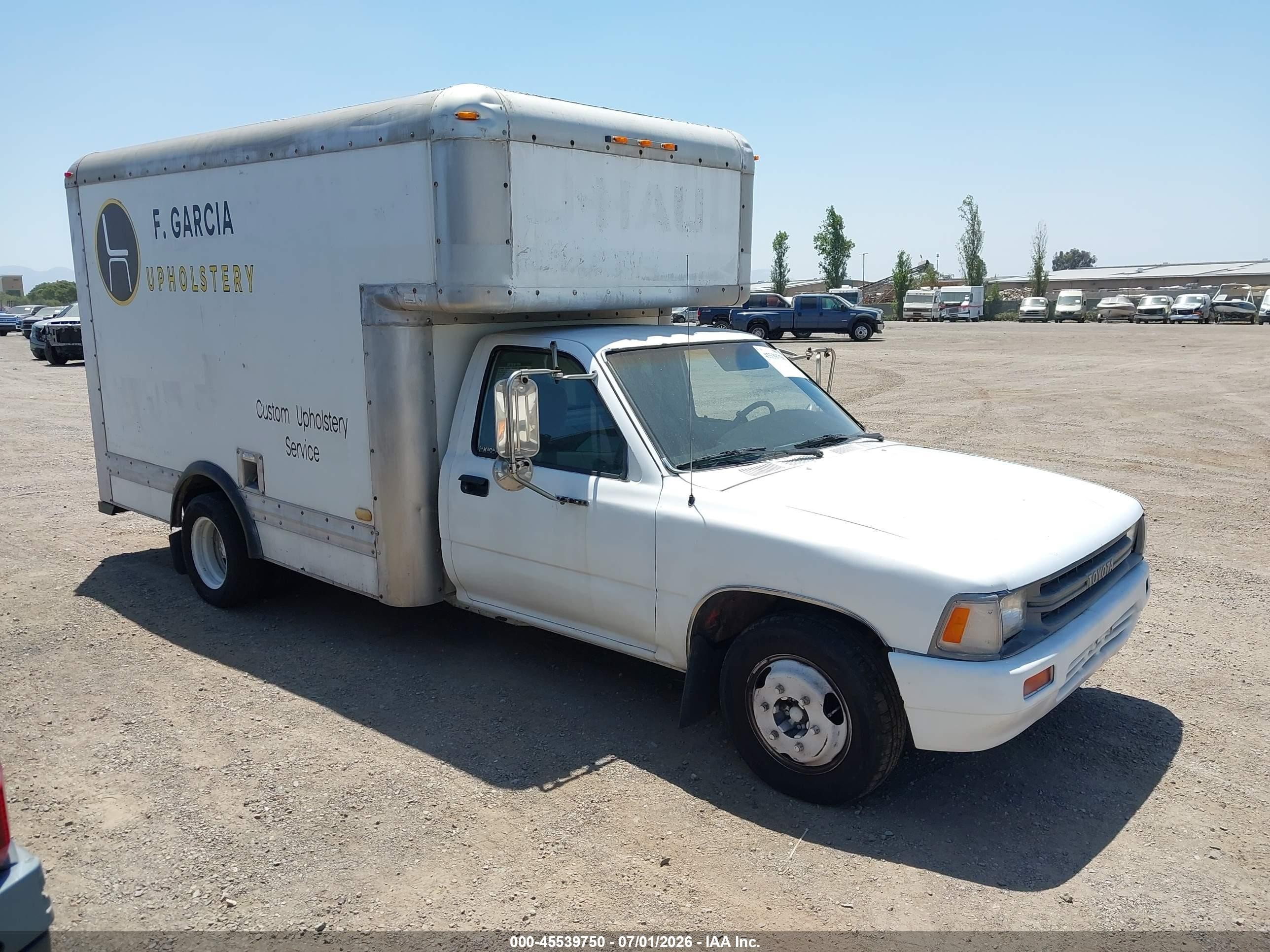 1990 Toyota Pickup Cab Chassis Super Long Wb White vin: JT5VN94T1L0019009