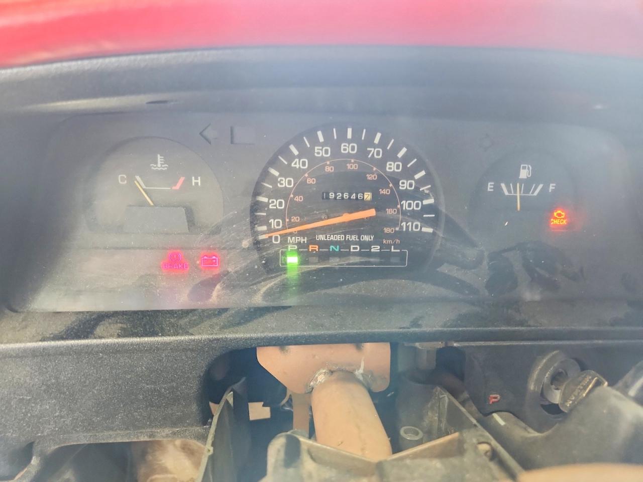 1989 Toyota Pickup Cab Chassis Super Long Wheelba Red vin: JT5VN94T4K0005846