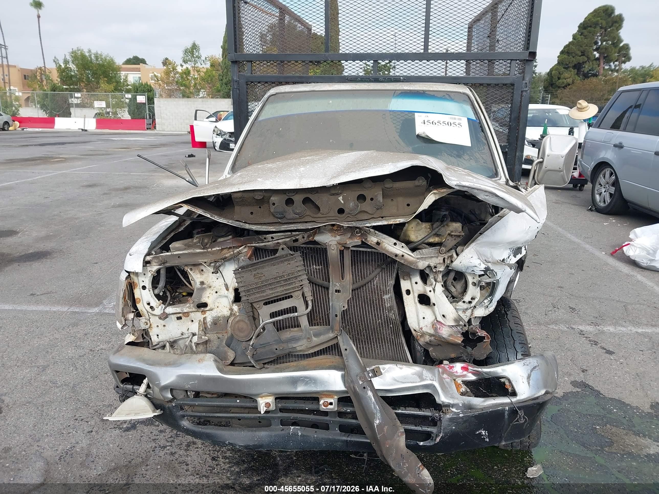 1991 Toyota Pickup Cab Chassis Super Long Wb White vin: JT5VN94T4M0023220