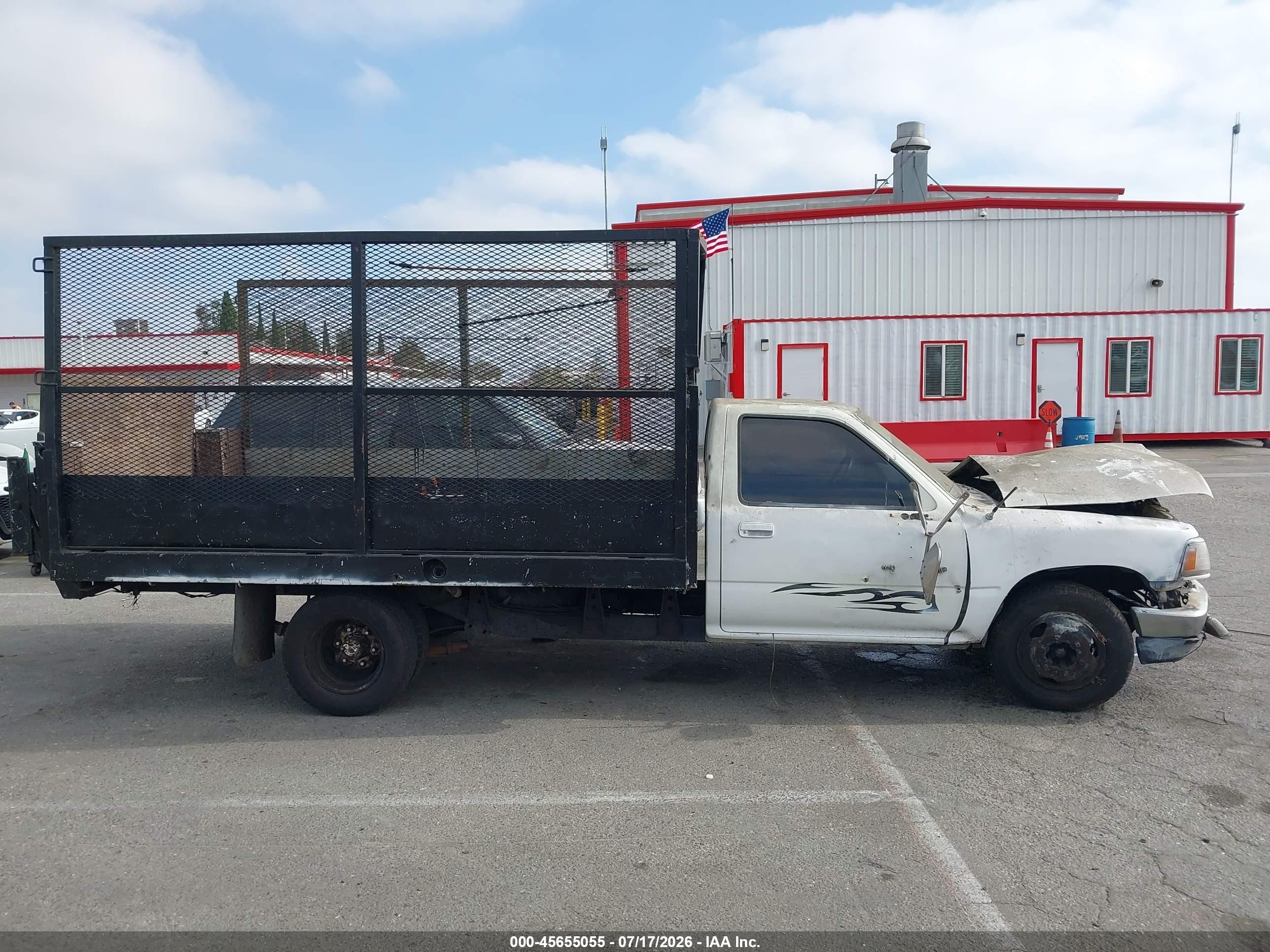 1991 Toyota Pickup Cab Chassis Super Long Wb White vin: JT5VN94T4M0023220