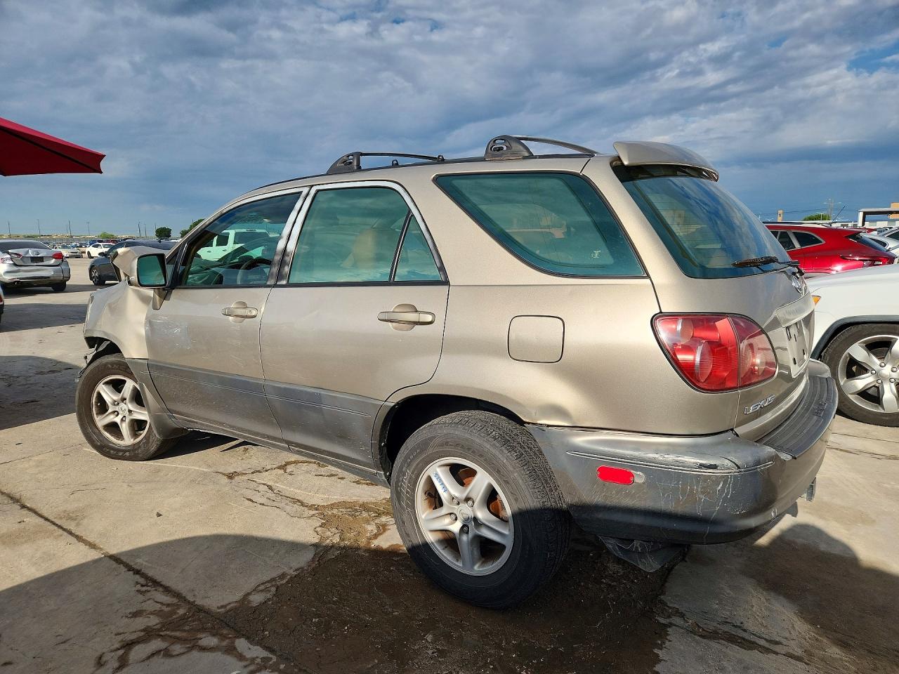 1999 Lexus Rx 300 Beige vin: JT6GF10U0X0021423
