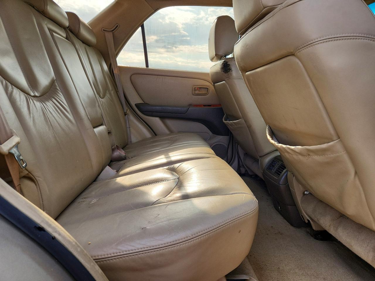 1999 Lexus Rx 300 Beige vin: JT6GF10U0X0021423