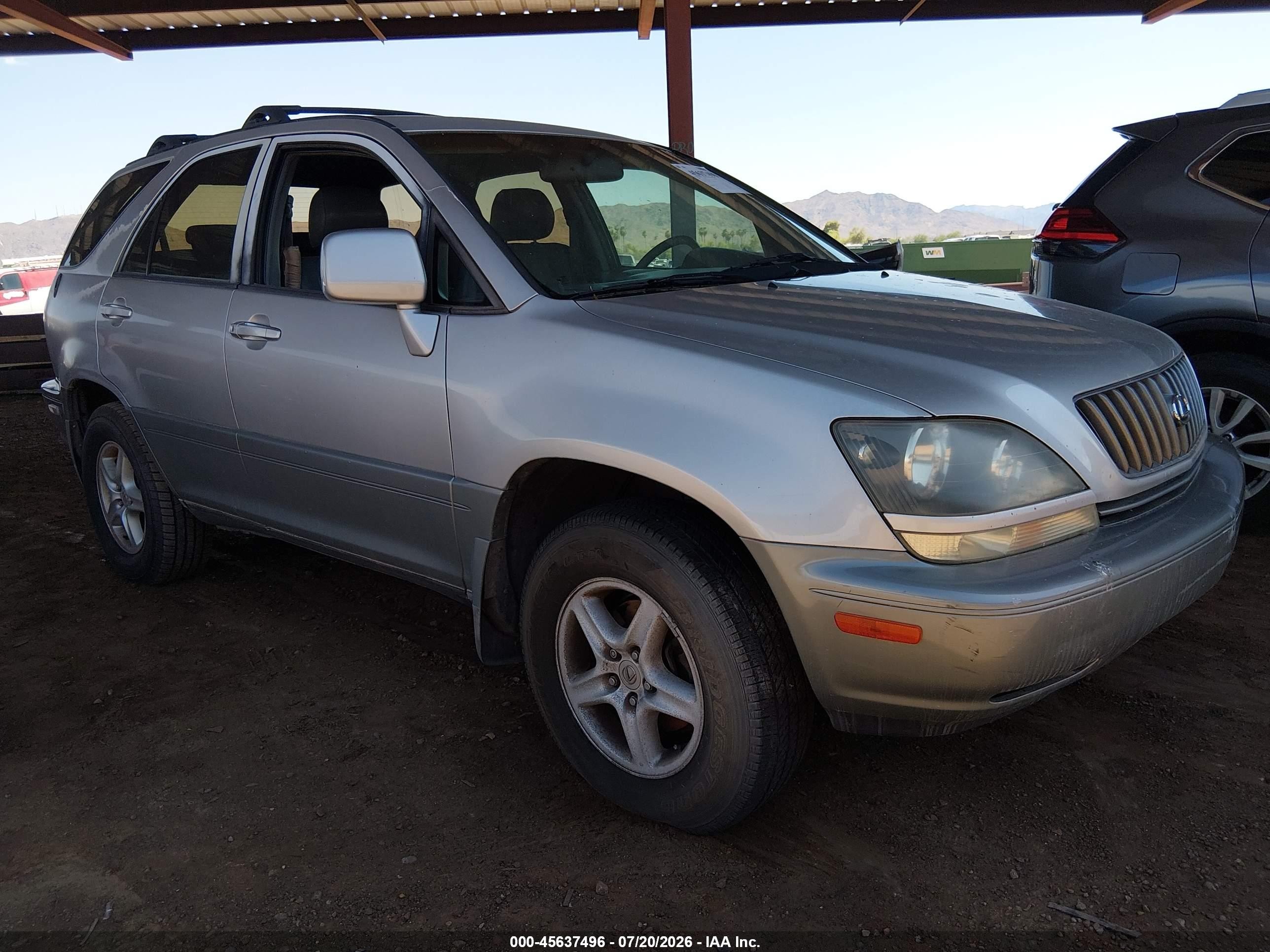 2000 Lexus Rx 300   Silver vin: JT6GF10U0Y0049417