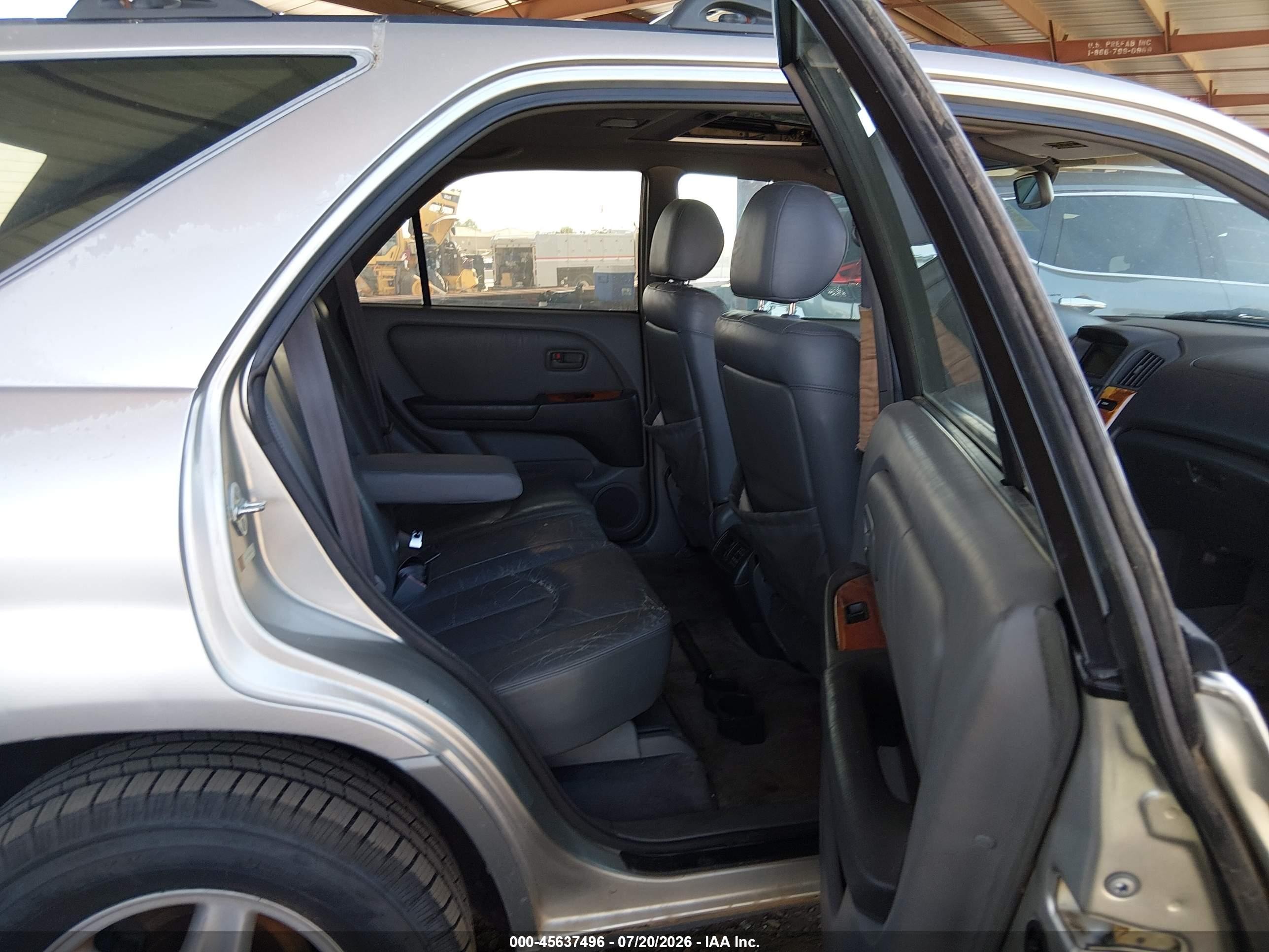 2000 Lexus Rx 300   Silver vin: JT6GF10U0Y0049417