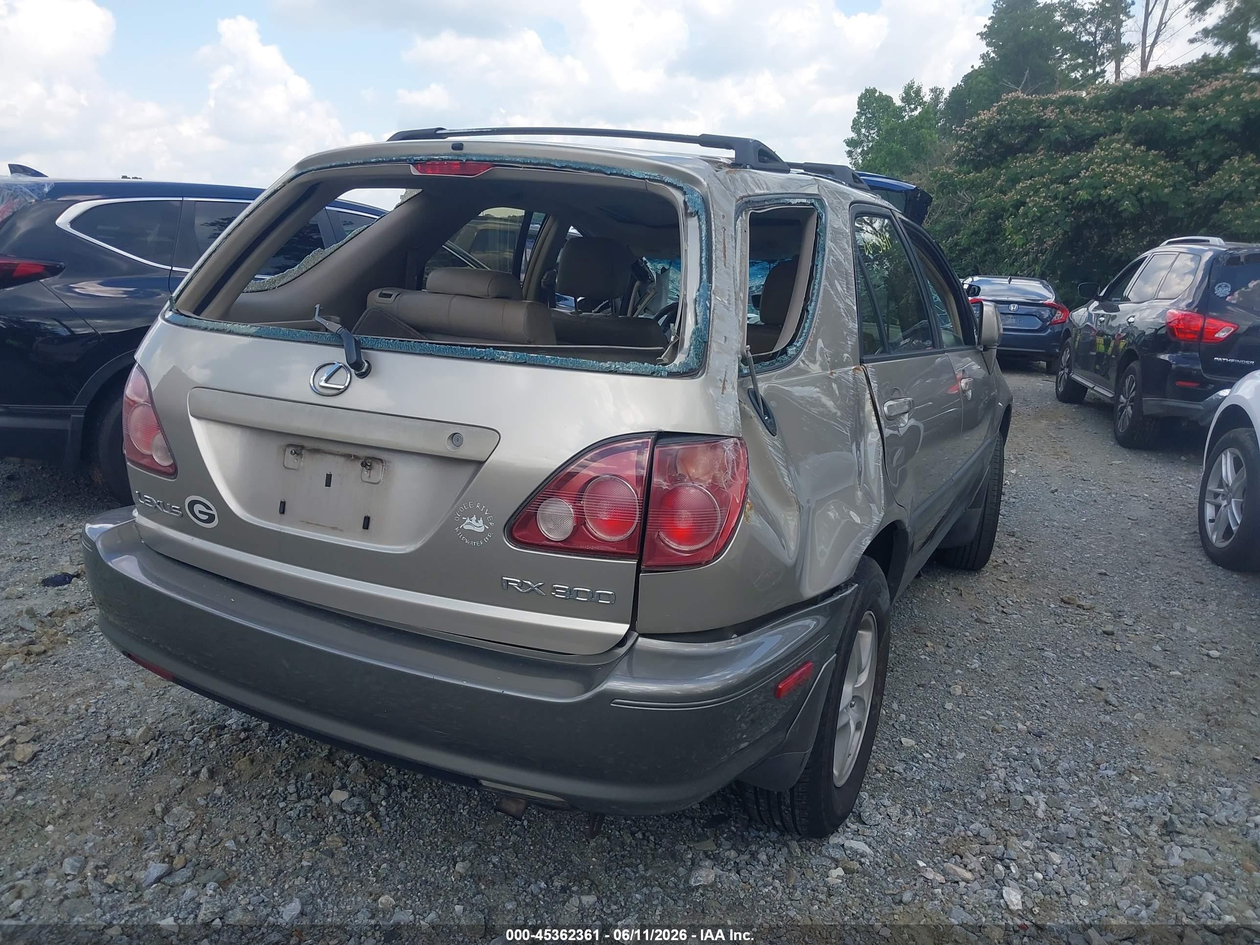 2000 Lexus Rx 300 Gold vin: JT6GF10U0Y0080389