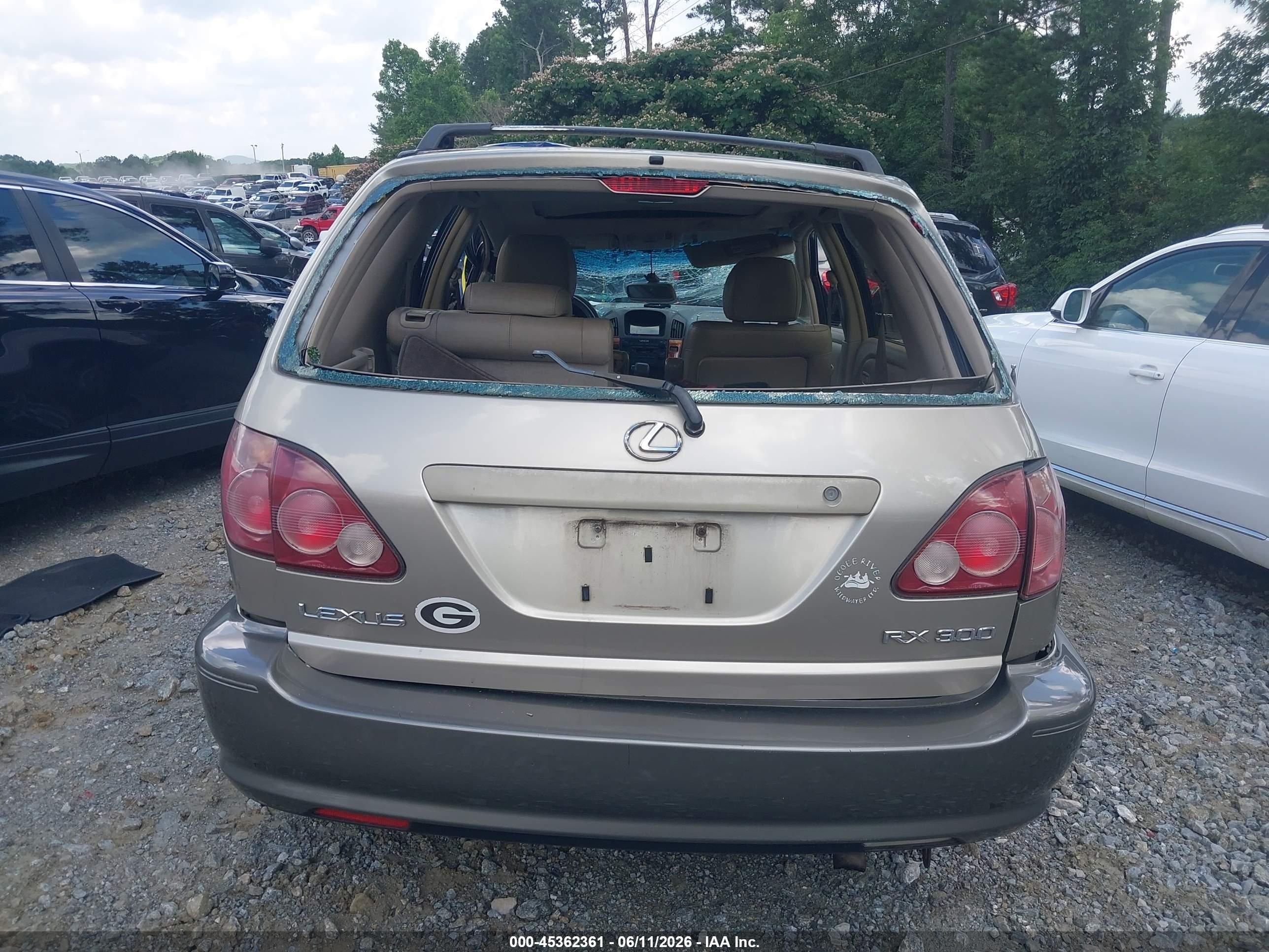 2000 Lexus Rx 300 Gold vin: JT6GF10U0Y0080389