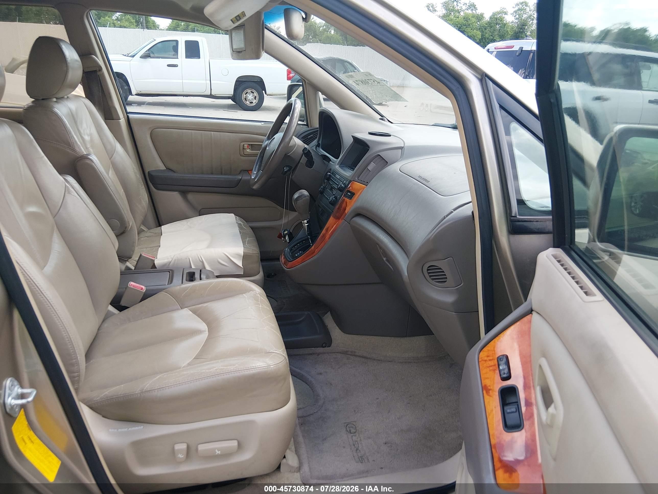 2000 Lexus Rx 300   Gold vin: JT6GF10U0Y0081607