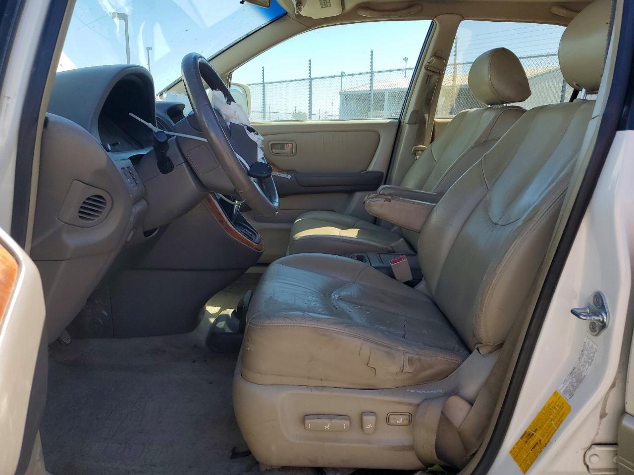 2000 Lexus Rx 300 Cream vin: JT6GF10U1Y0067327