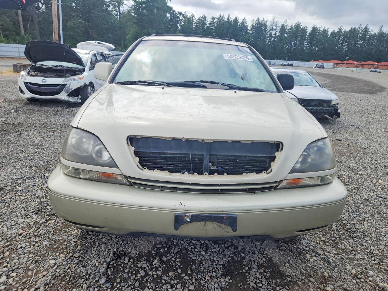 2000 Lexus Rx 300 White vin: JT6GF10U2Y0059480