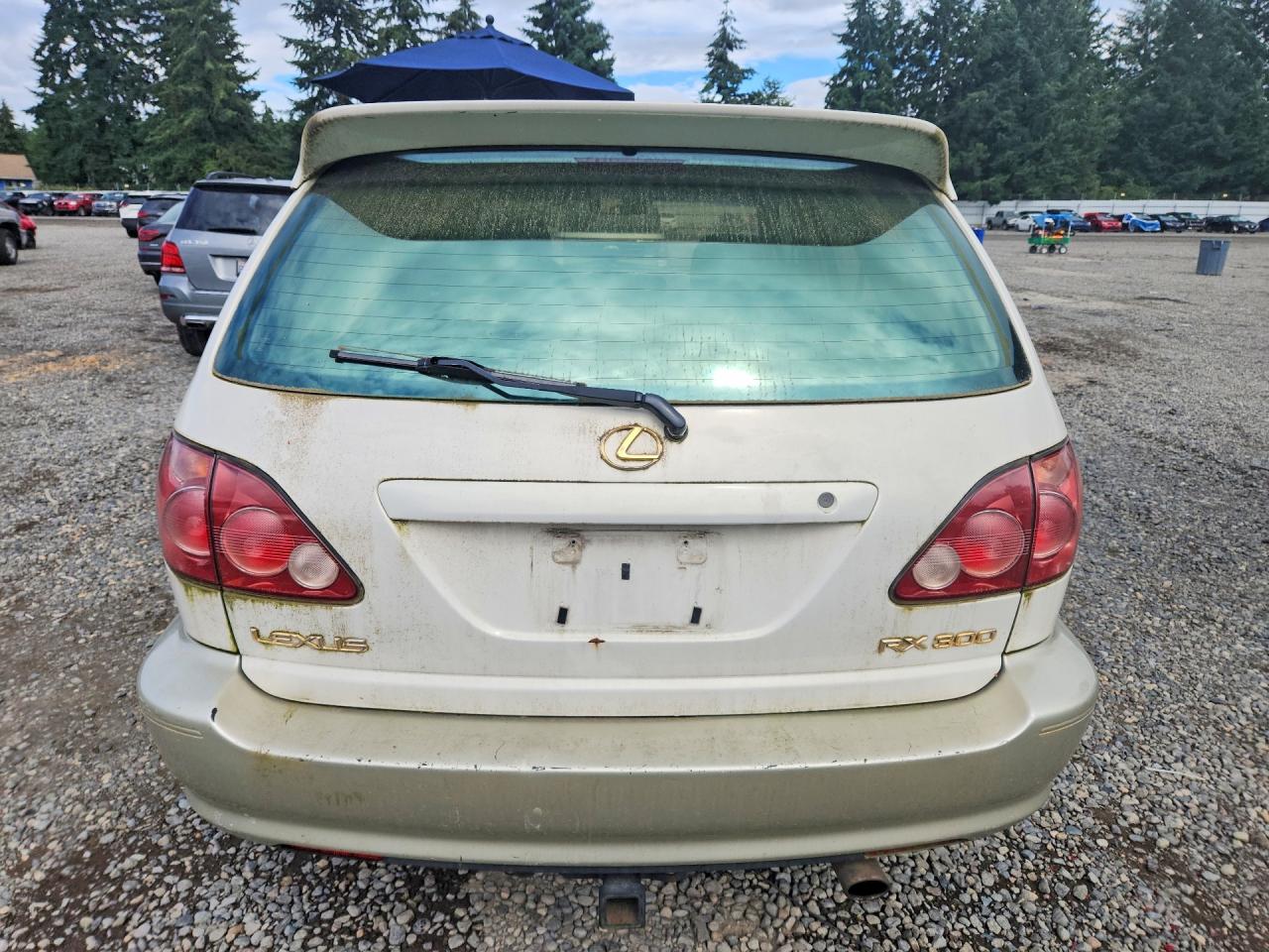 2000 Lexus Rx 300 White vin: JT6GF10U2Y0059480