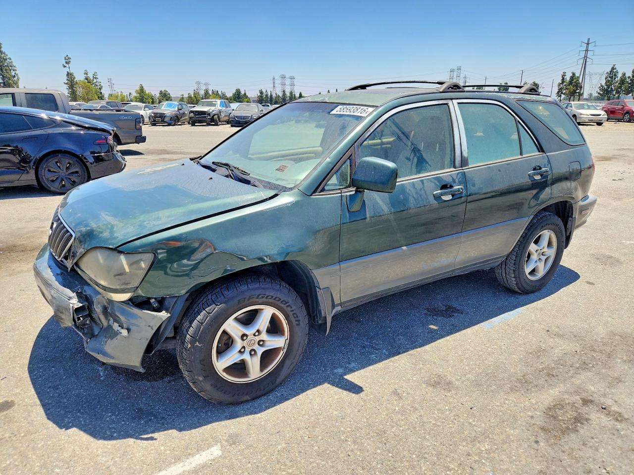 2000 Lexus Rx 300 Green vin: JT6GF10U4Y0056287
