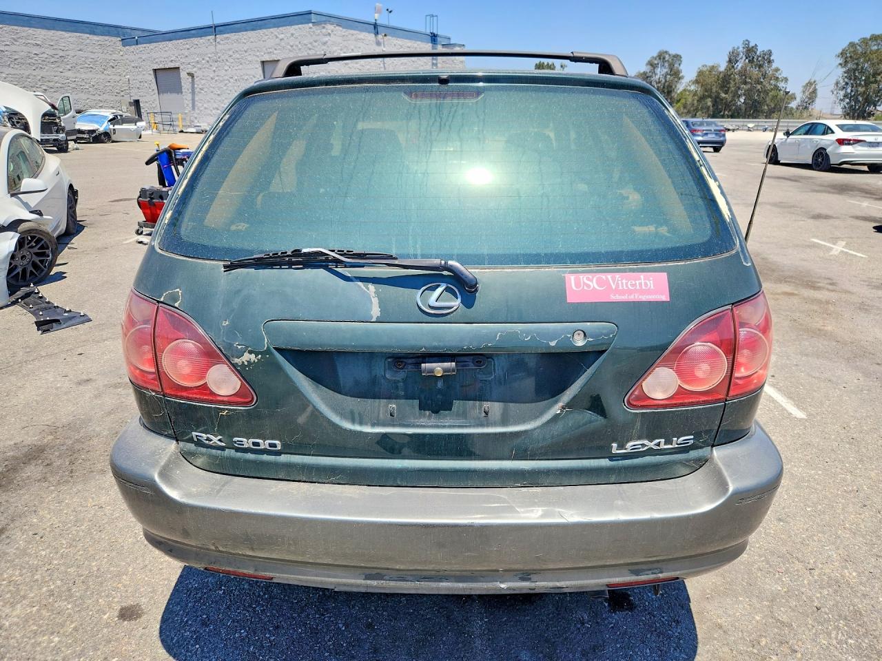 2000 Lexus Rx 300 Green vin: JT6GF10U4Y0056287