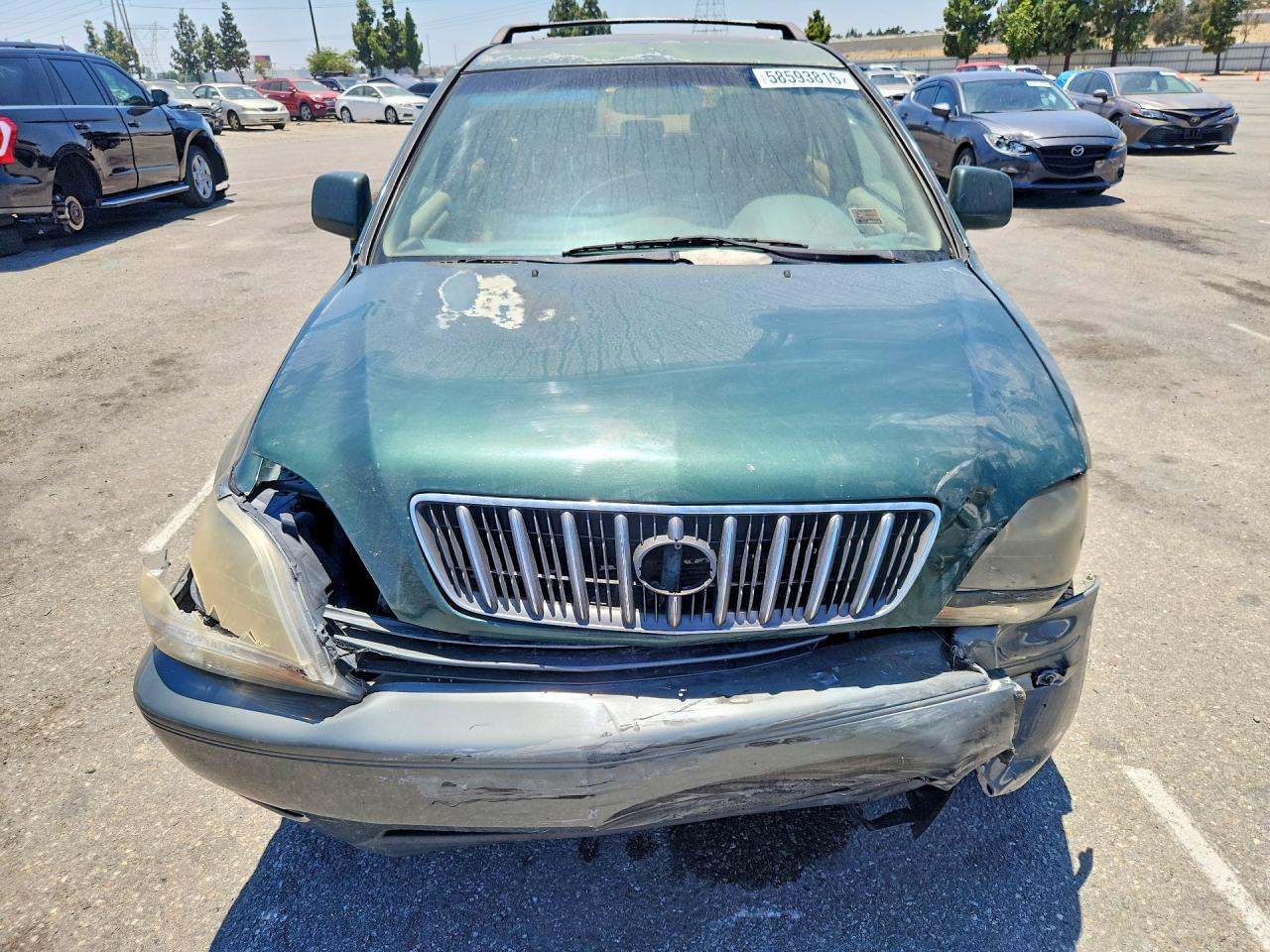 2000 Lexus Rx 300 Green vin: JT6GF10U4Y0056287