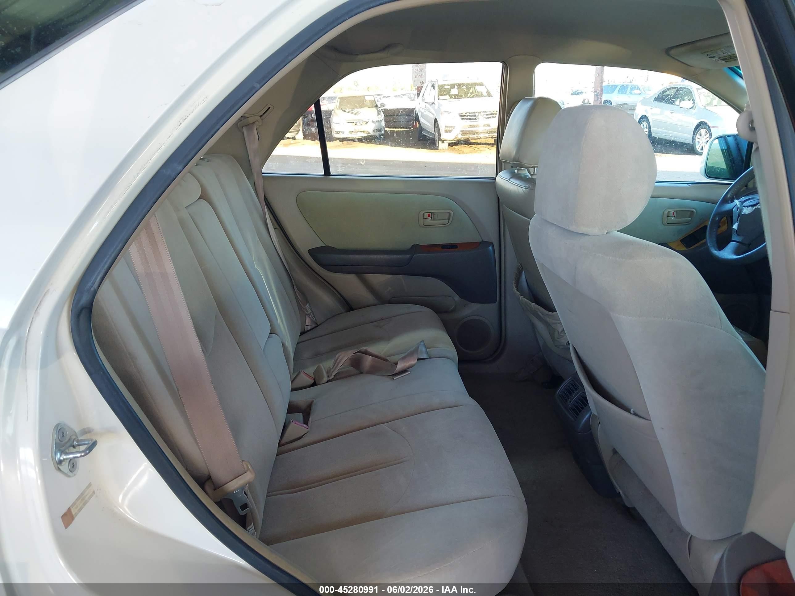1999 Lexus Rx 300 Белый vin: JT6GF10U5X0044017