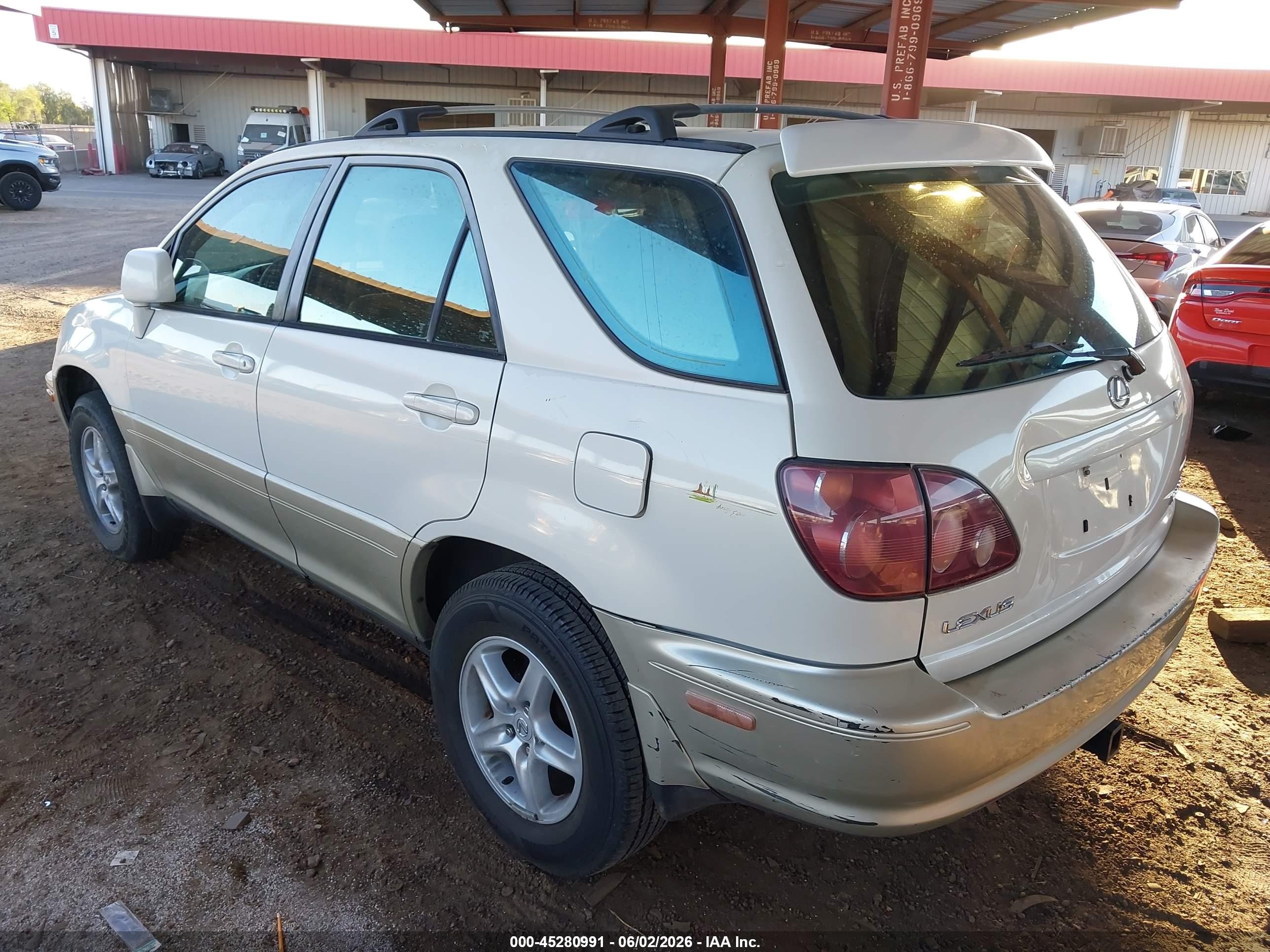 1999 Lexus Rx 300 Белый vin: JT6GF10U5X0044017