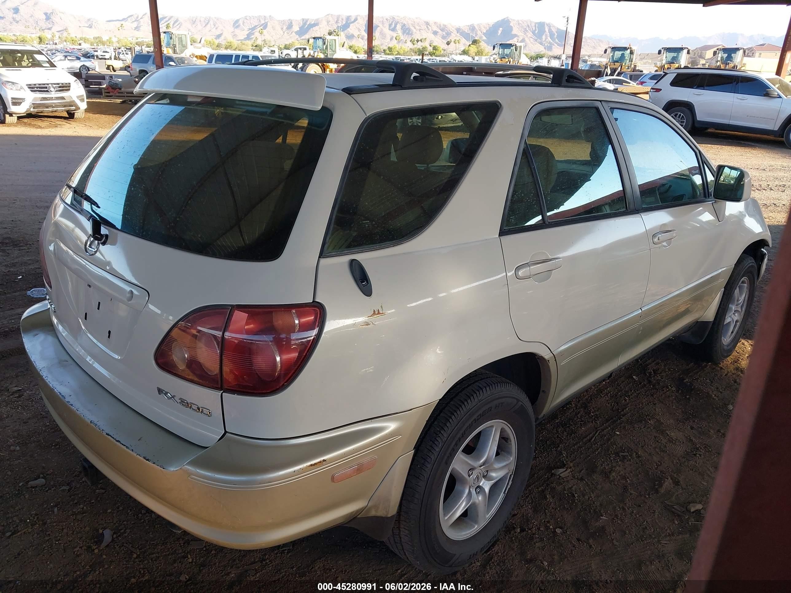 1999 Lexus Rx 300 Белый vin: JT6GF10U5X0044017