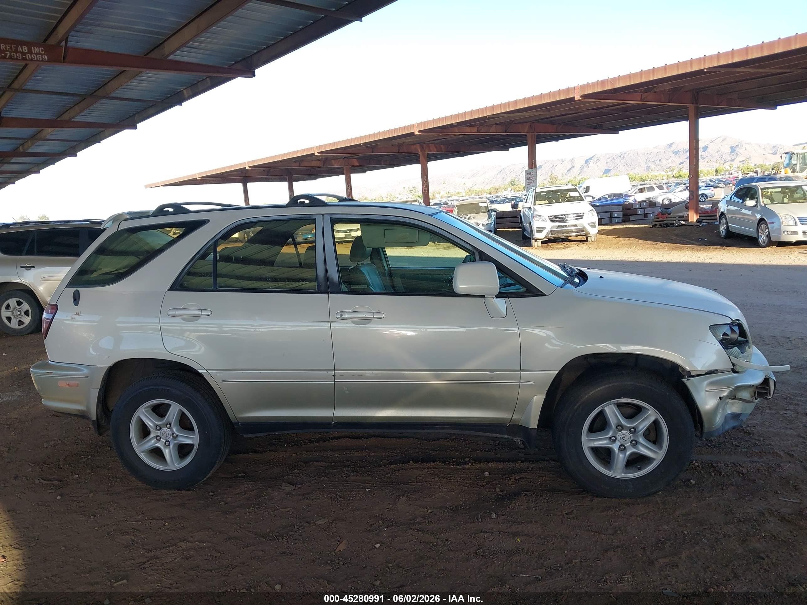 1999 Lexus Rx 300 Белый vin: JT6GF10U5X0044017