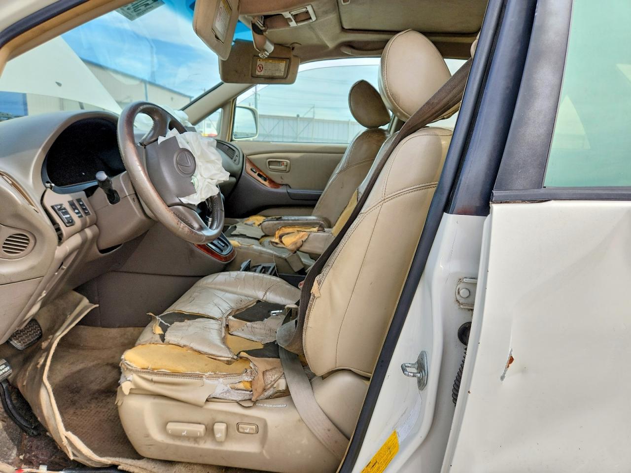 2000 Lexus Rx 300 White vin: JT6GF10U5Y0065225