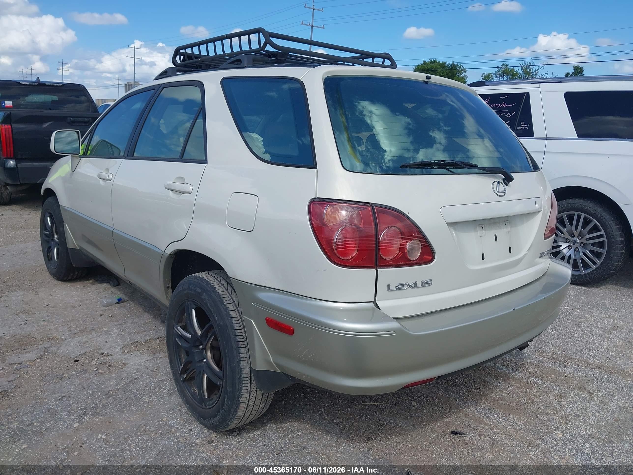 2000 Lexus Rx 300 White vin: JT6GF10U5Y0074538