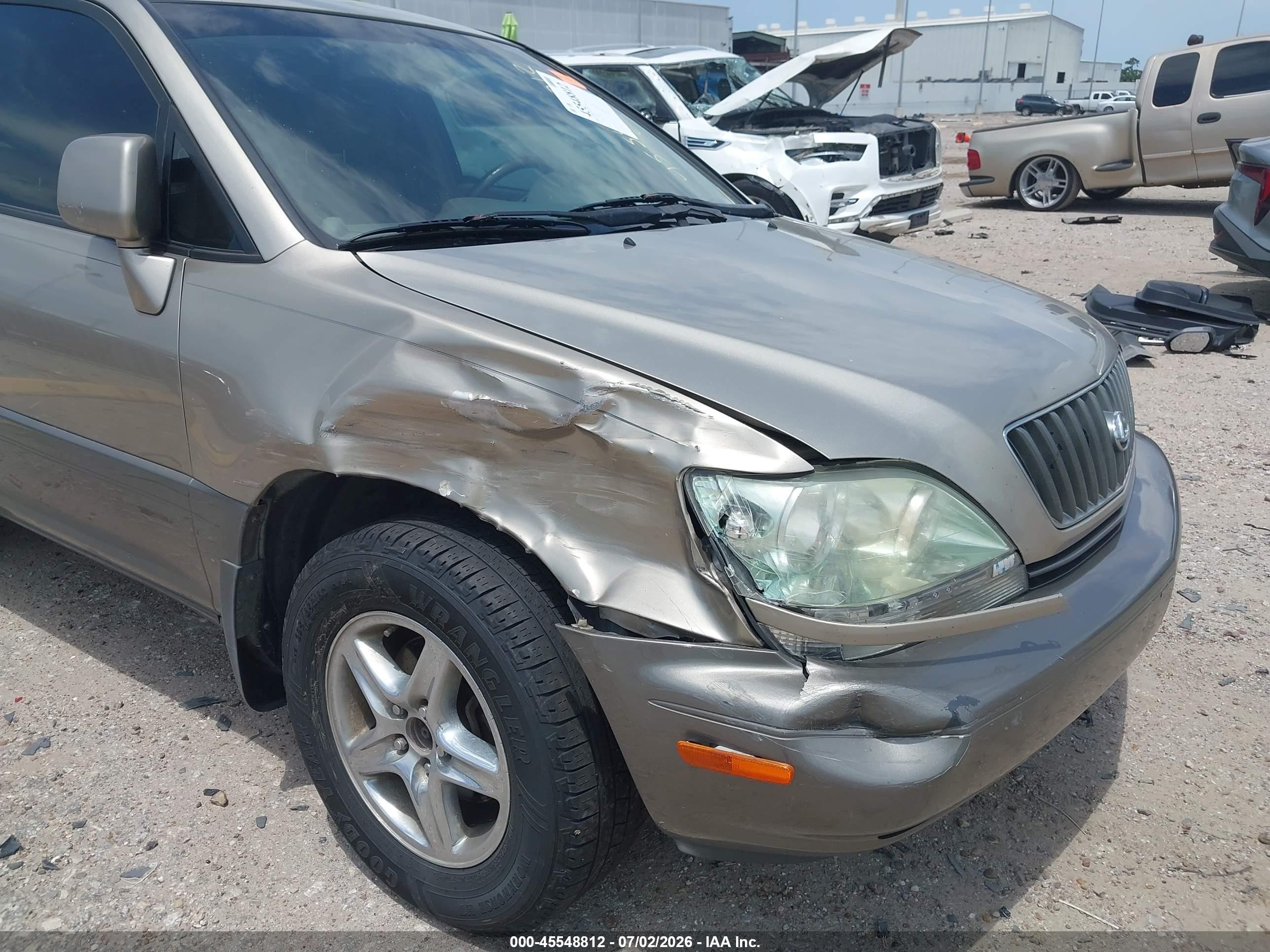 2000 Lexus Rx 300 Tan vin: JT6GF10U5Y0078458