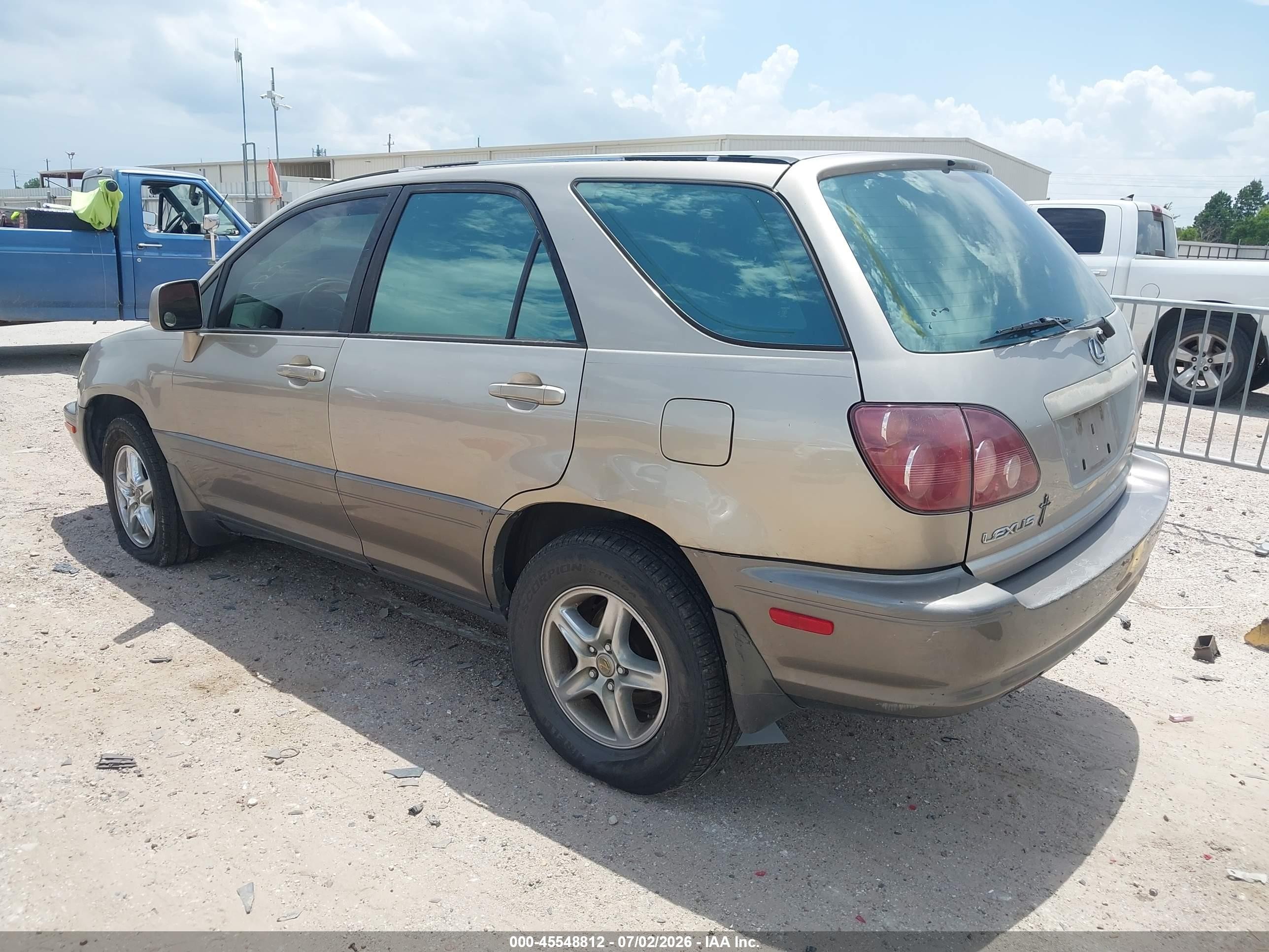 2000 Lexus Rx 300 Tan vin: JT6GF10U5Y0078458
