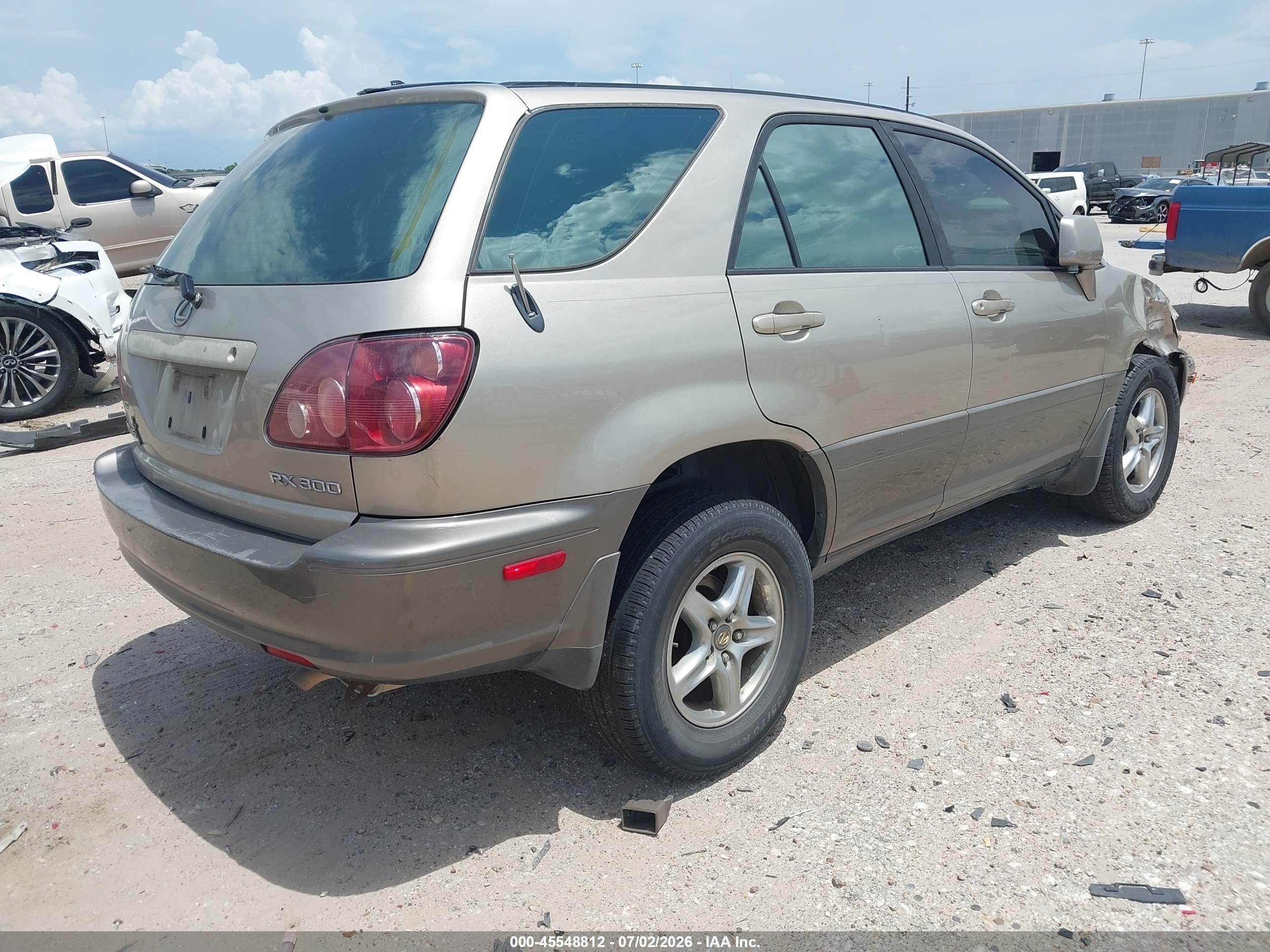 2000 Lexus Rx 300 Tan vin: JT6GF10U5Y0078458