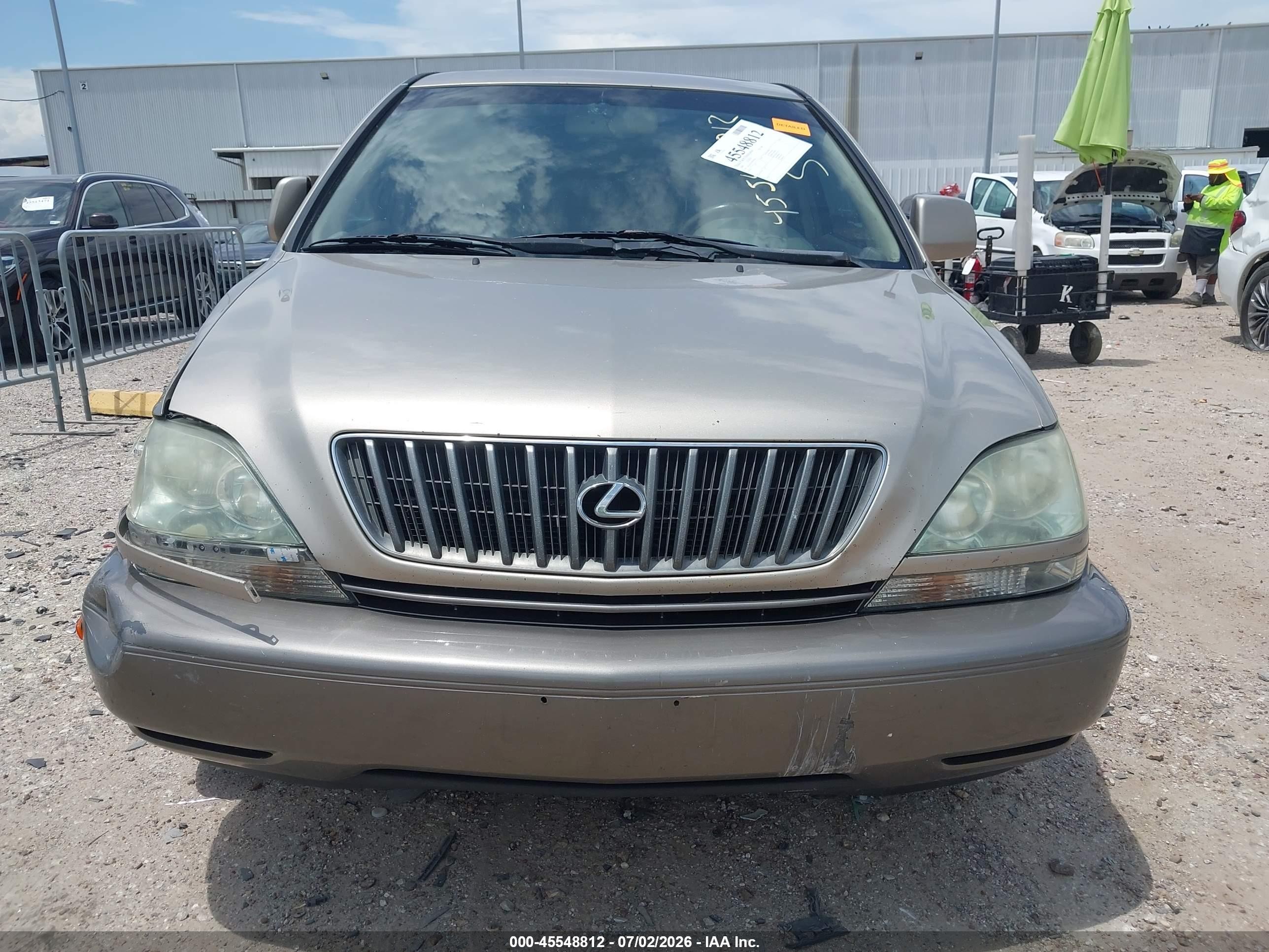 2000 Lexus Rx 300 Tan vin: JT6GF10U5Y0078458